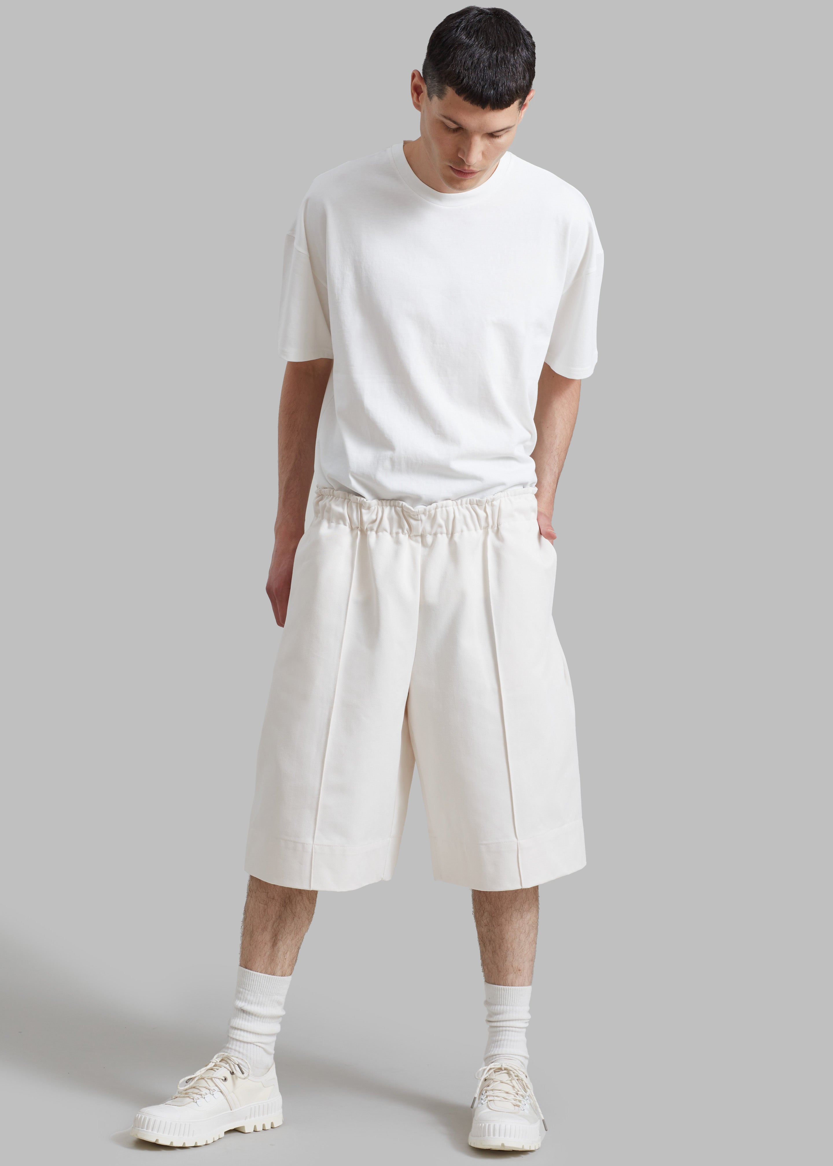 Adan Bermuda Shorts - Cream - 5