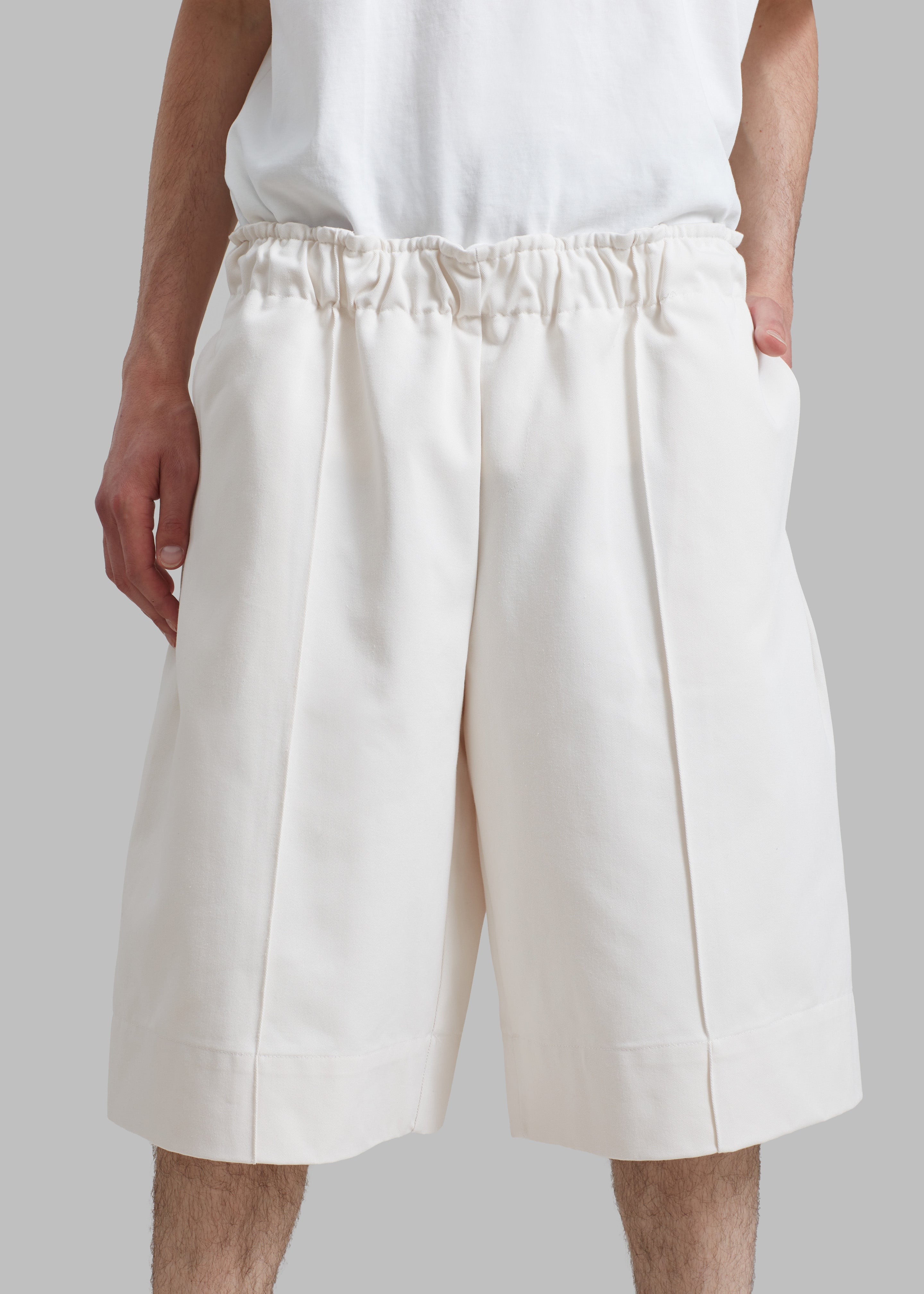 Adan Bermuda Shorts - Cream - 3