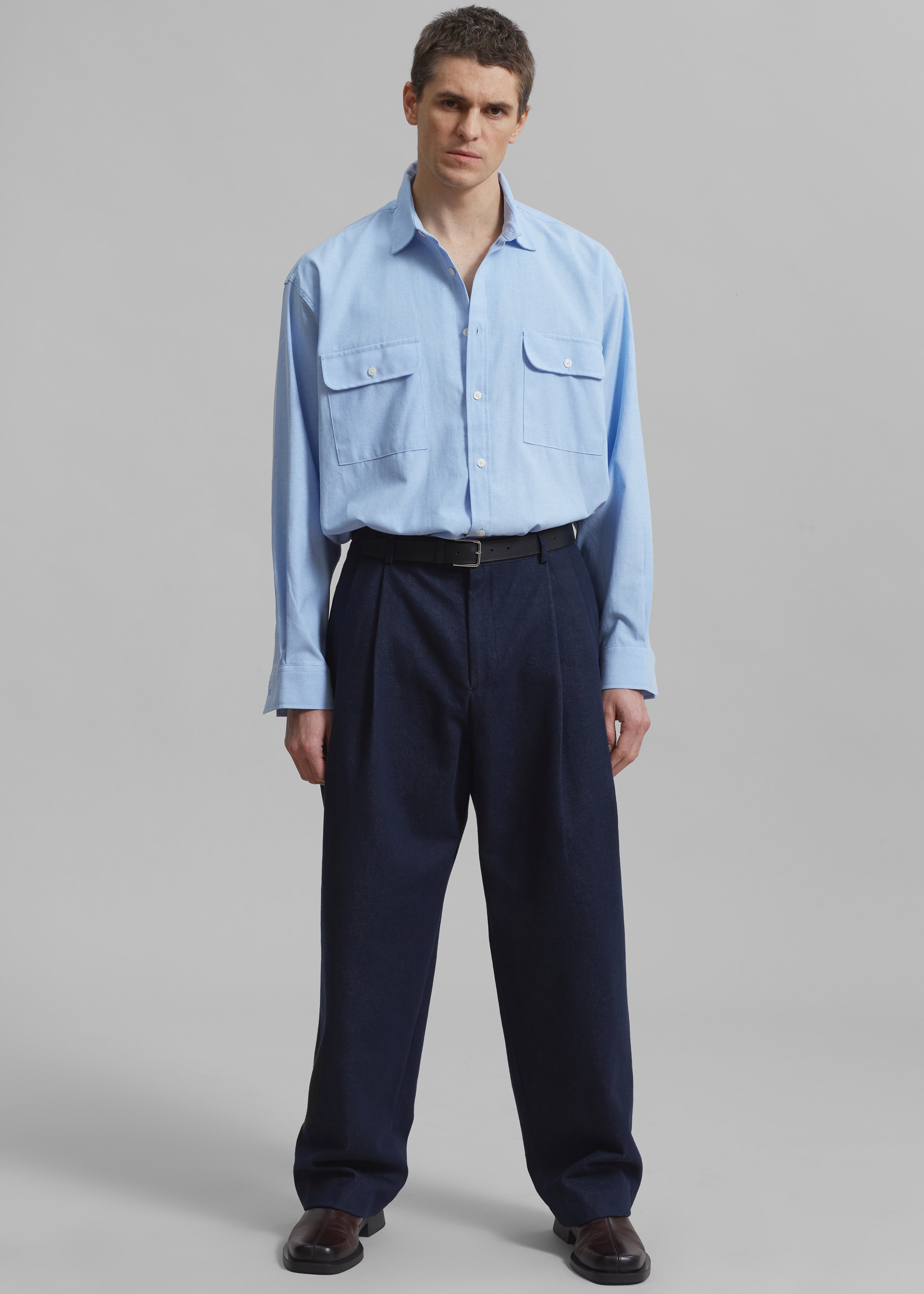 Alexander Button Up Shirt - Blue - 4