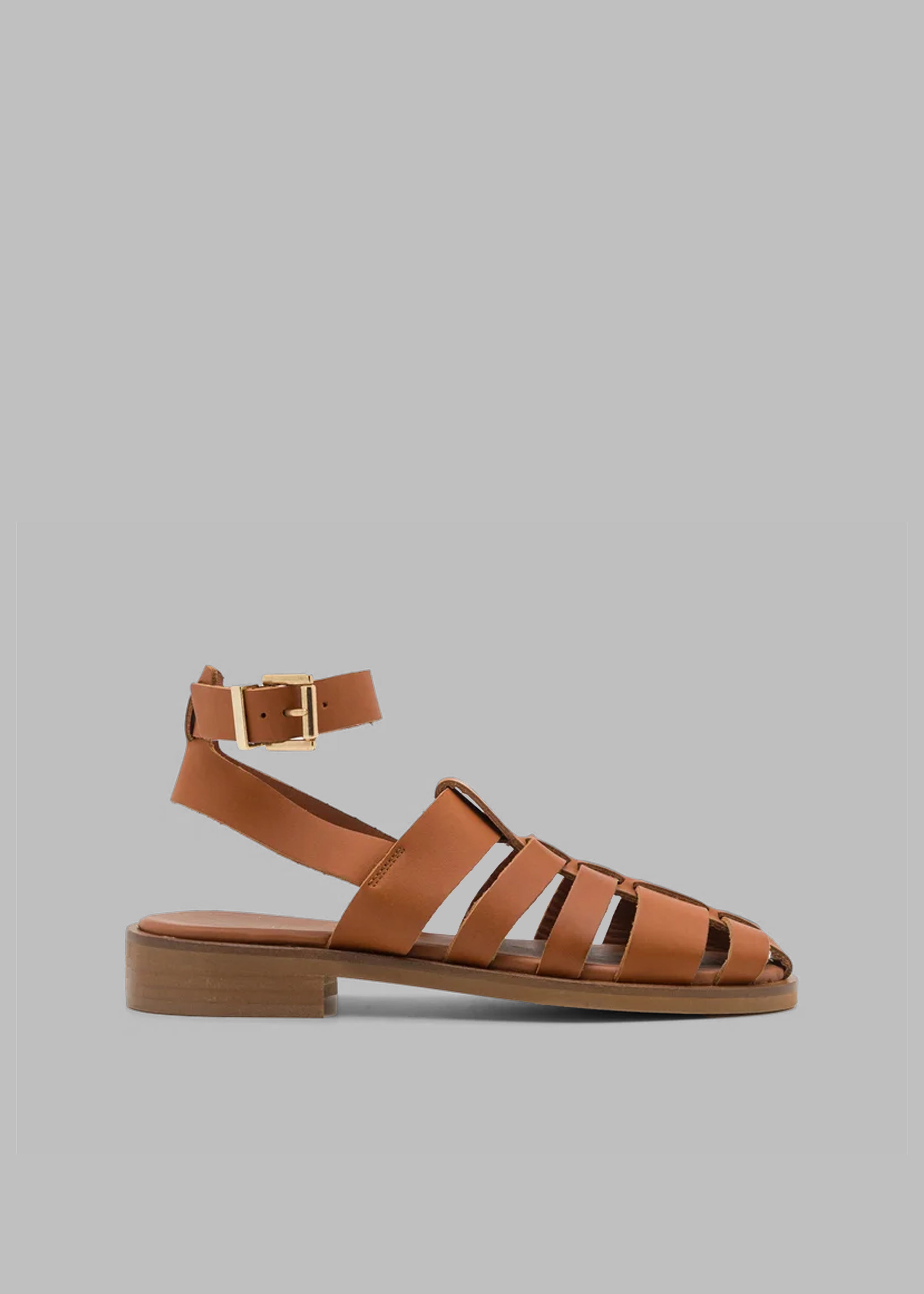 Alohas Perry Leather Sandals - Tan - 2