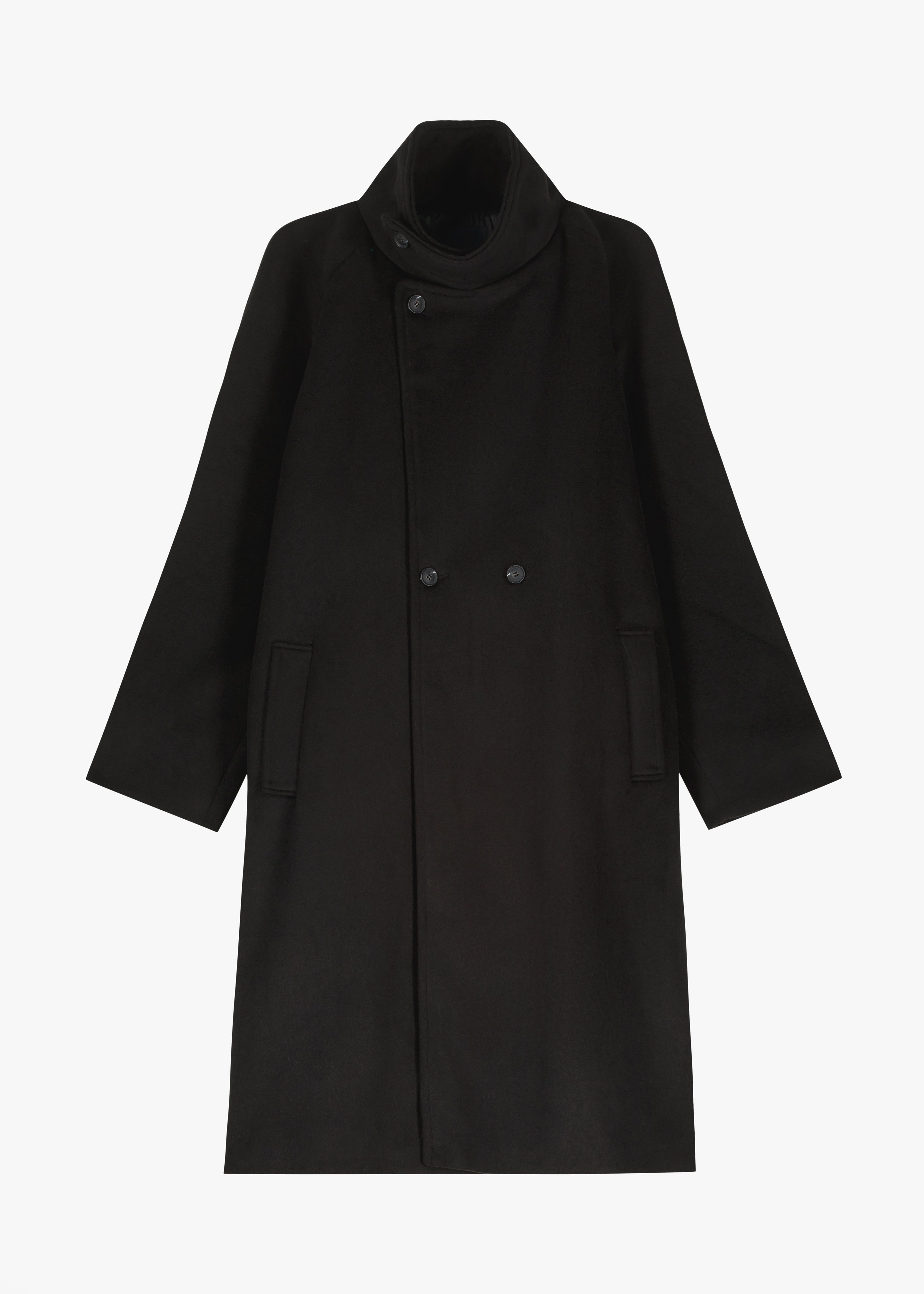Andrea Double Breasted Coat - Black - 13