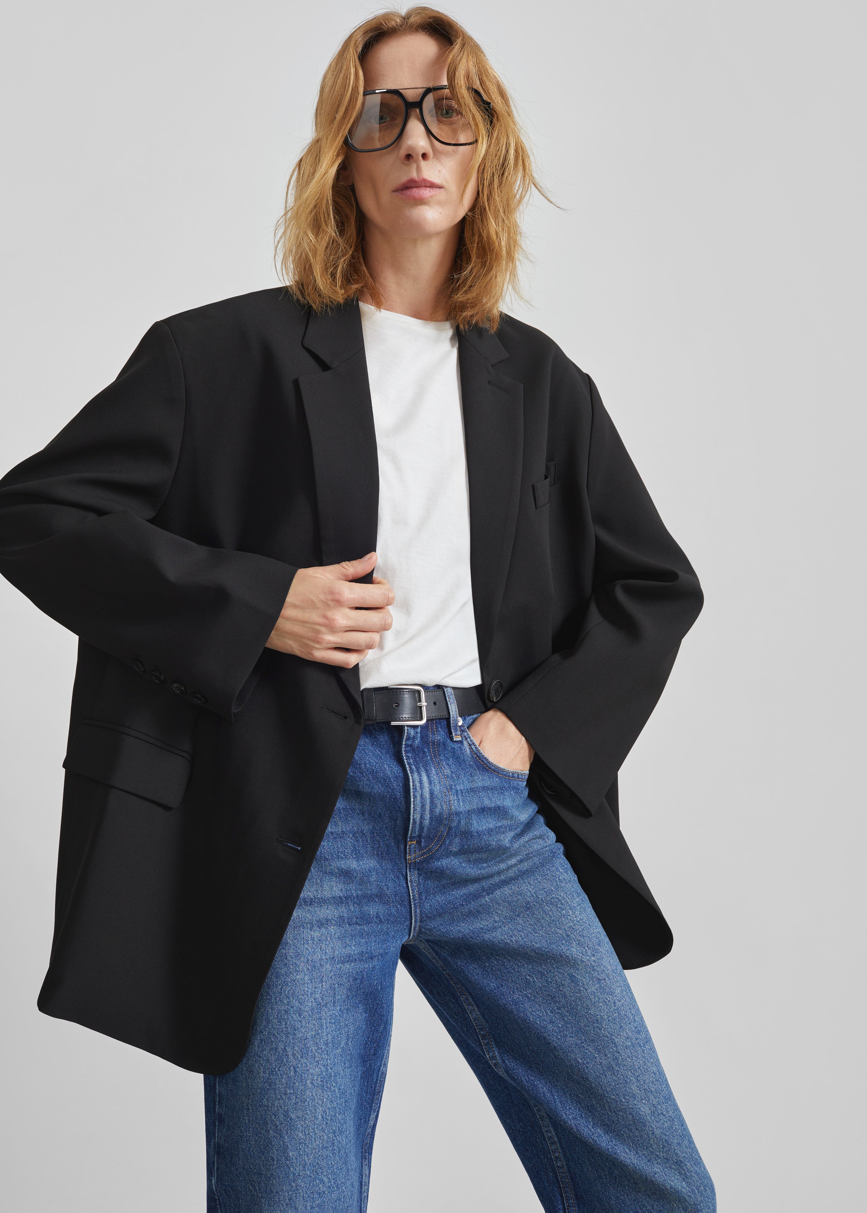Bea Blazer - Black – The Frankie Shop