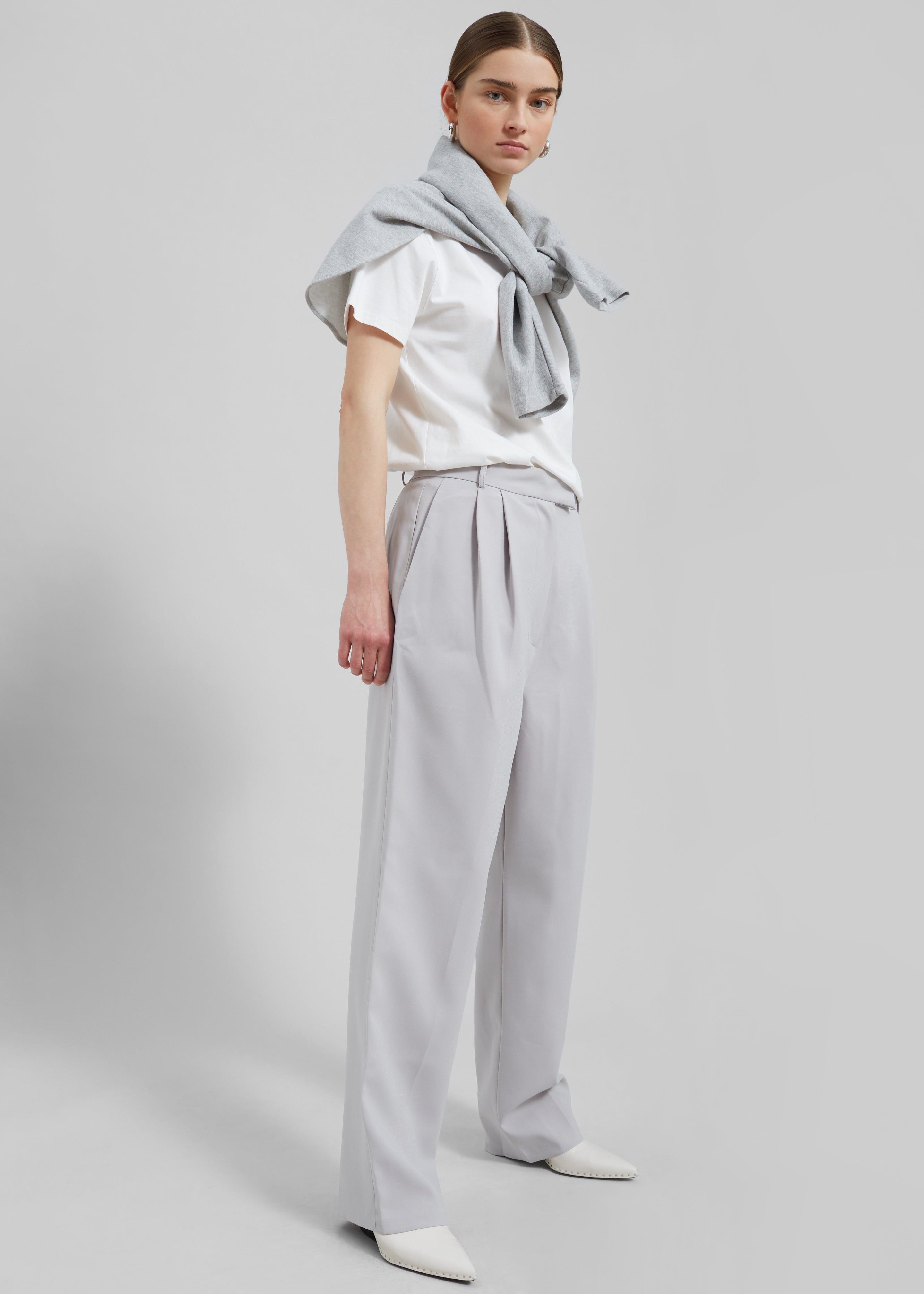 Bea Pleated Suit Pants