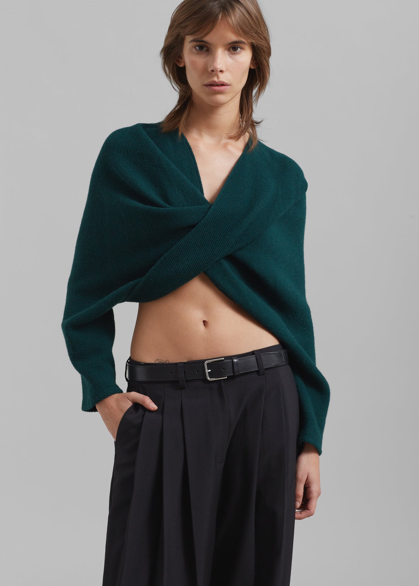 Beaufille Twist Sweater - Emerald