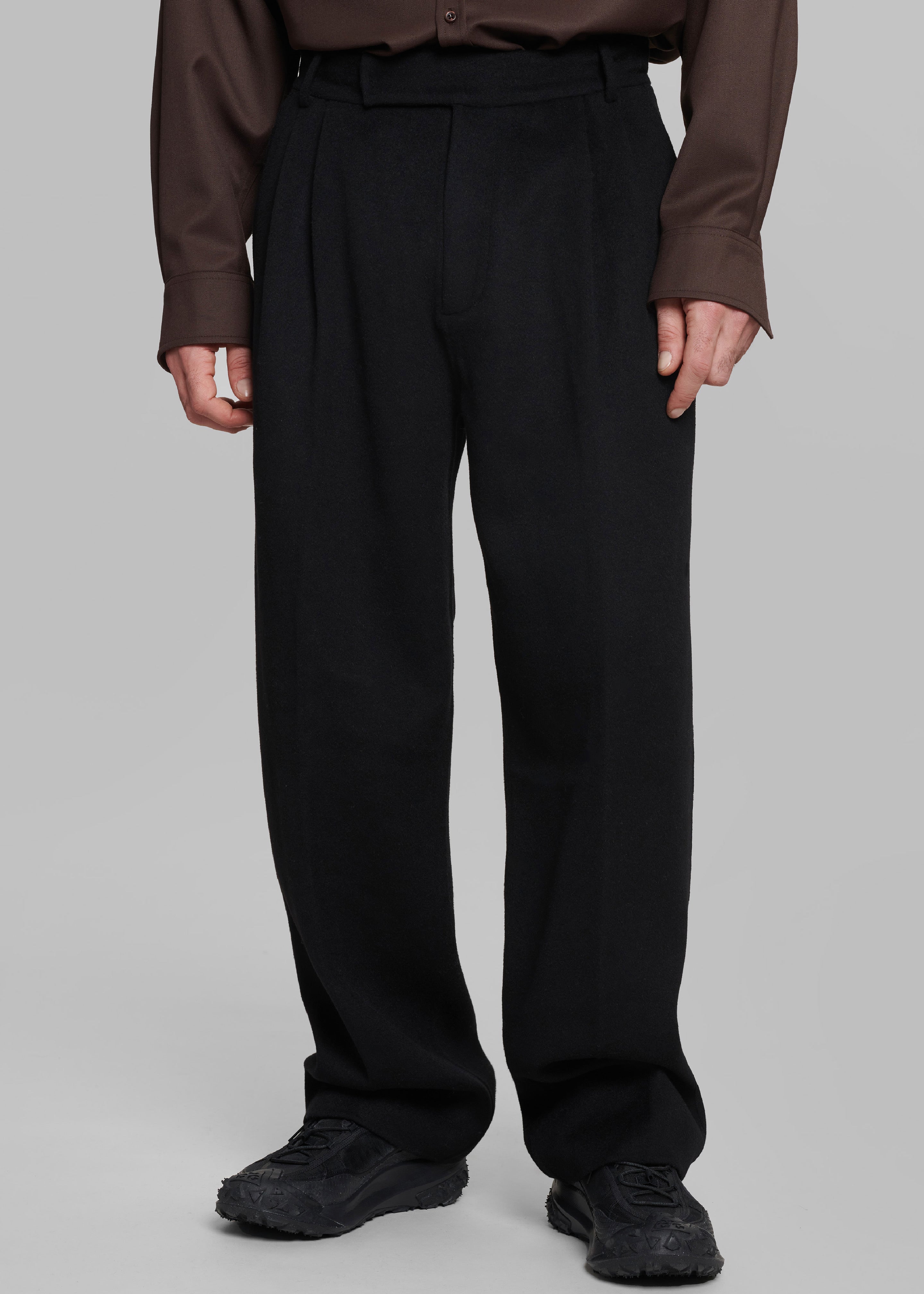 Beo Wool Suit Pants - Black The Frankie Shop Beo Wool Suit Pants - Black The Frankie Shop