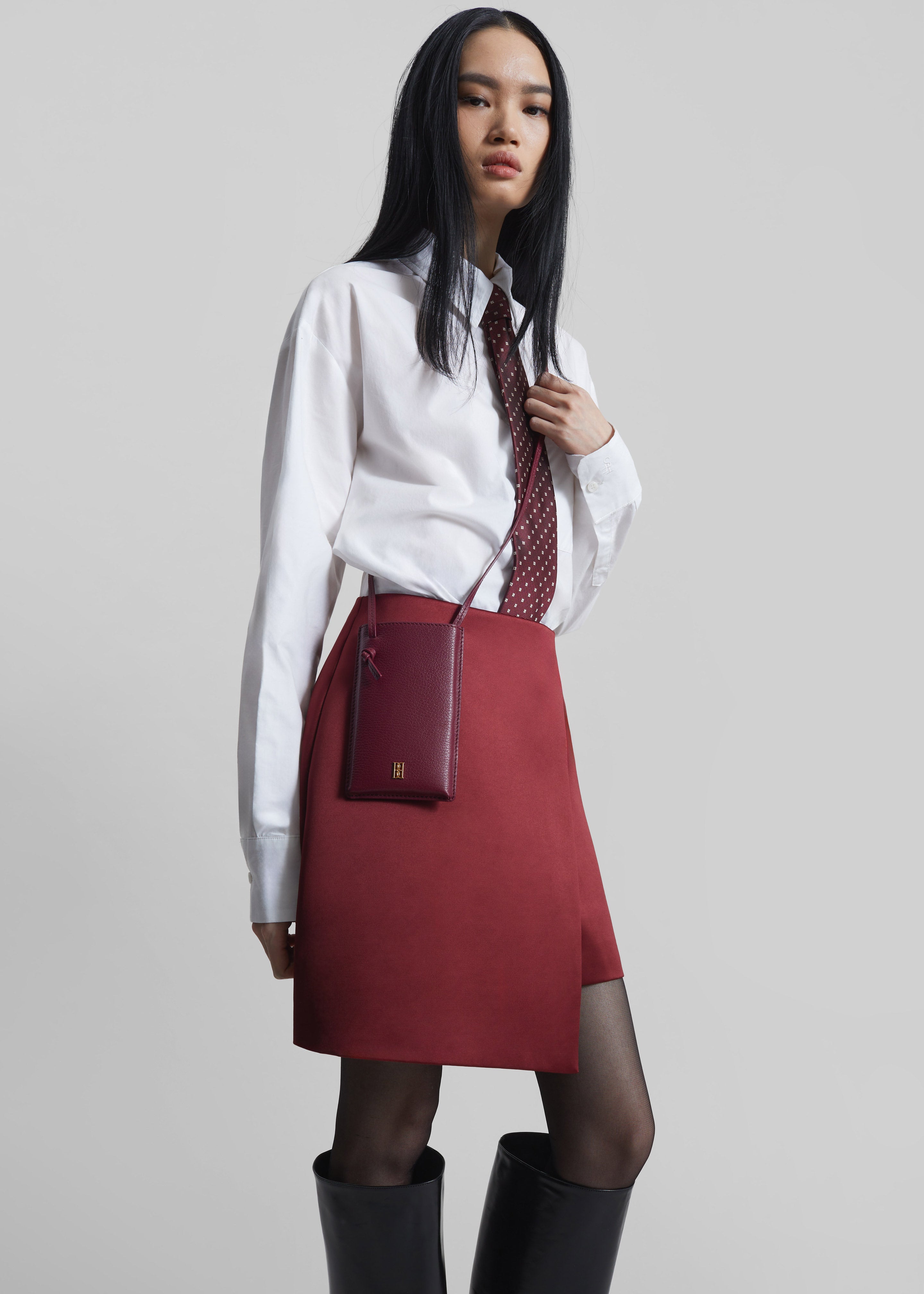 By Malene Birger Aya Phone Leather Pouch