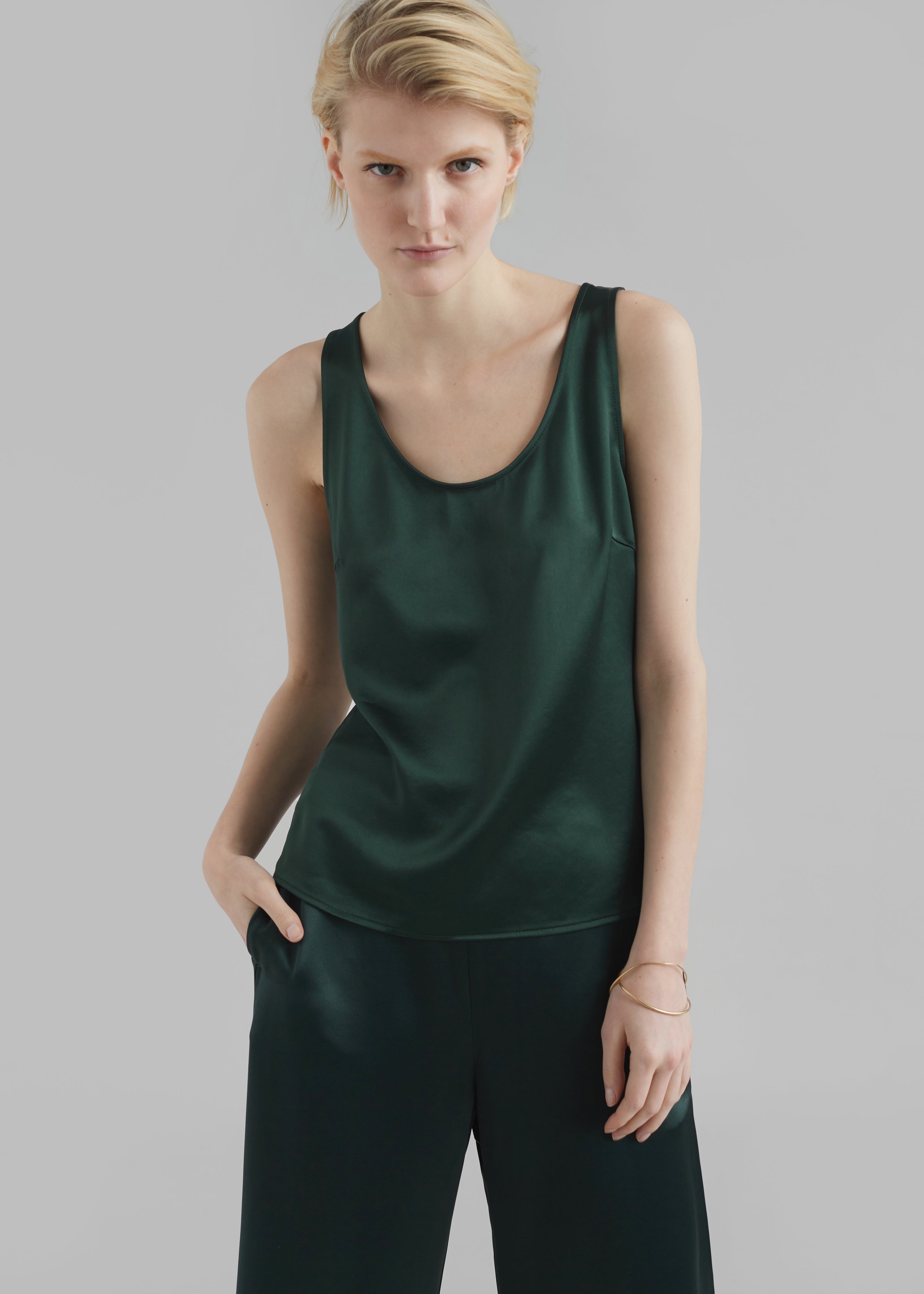 By Malene Birger Jacie Tank Top Sycamore