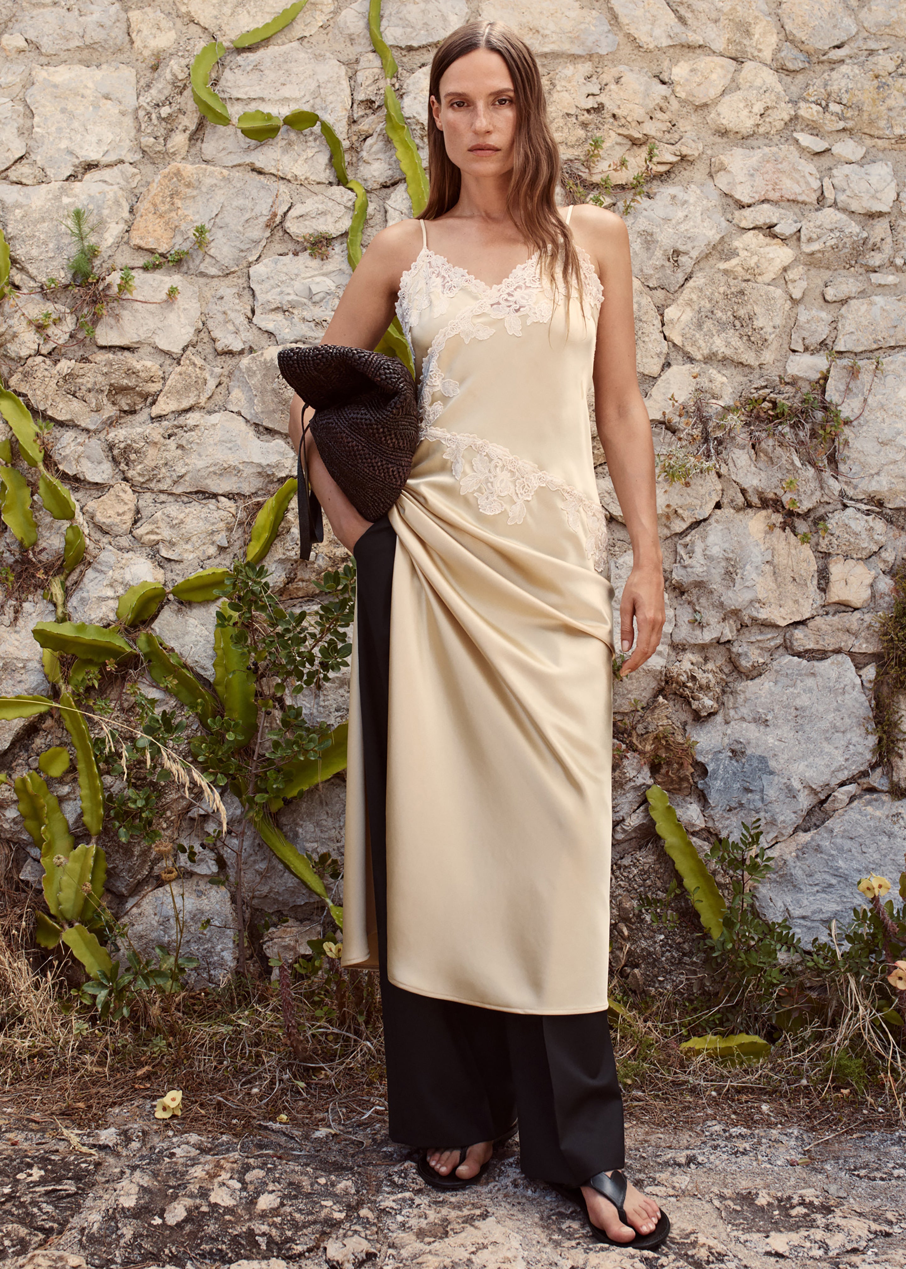 By Malene Birger Vera Satin Maxi Dress