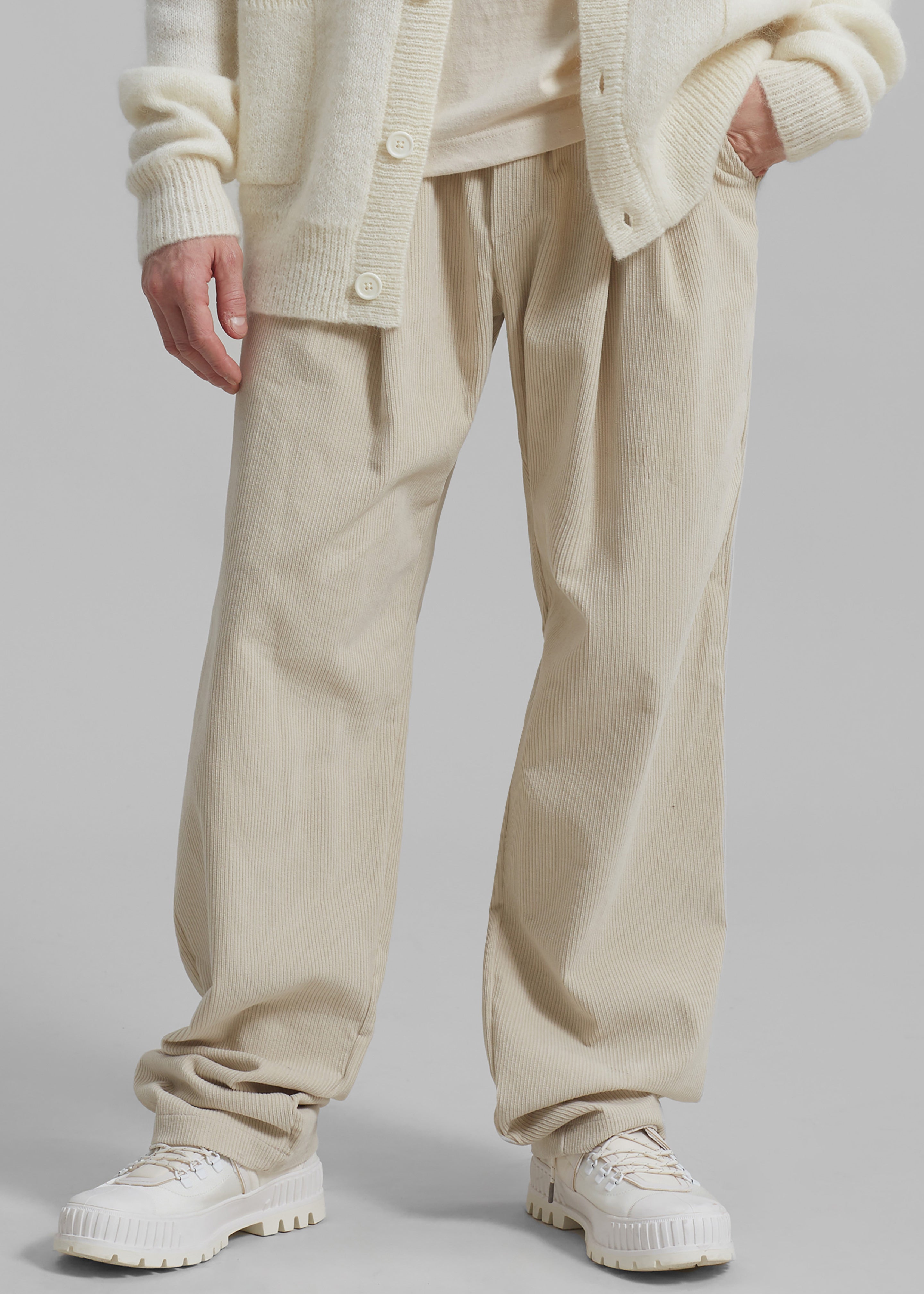Camden Corduroy Pants - Cream – The Frankie Shop