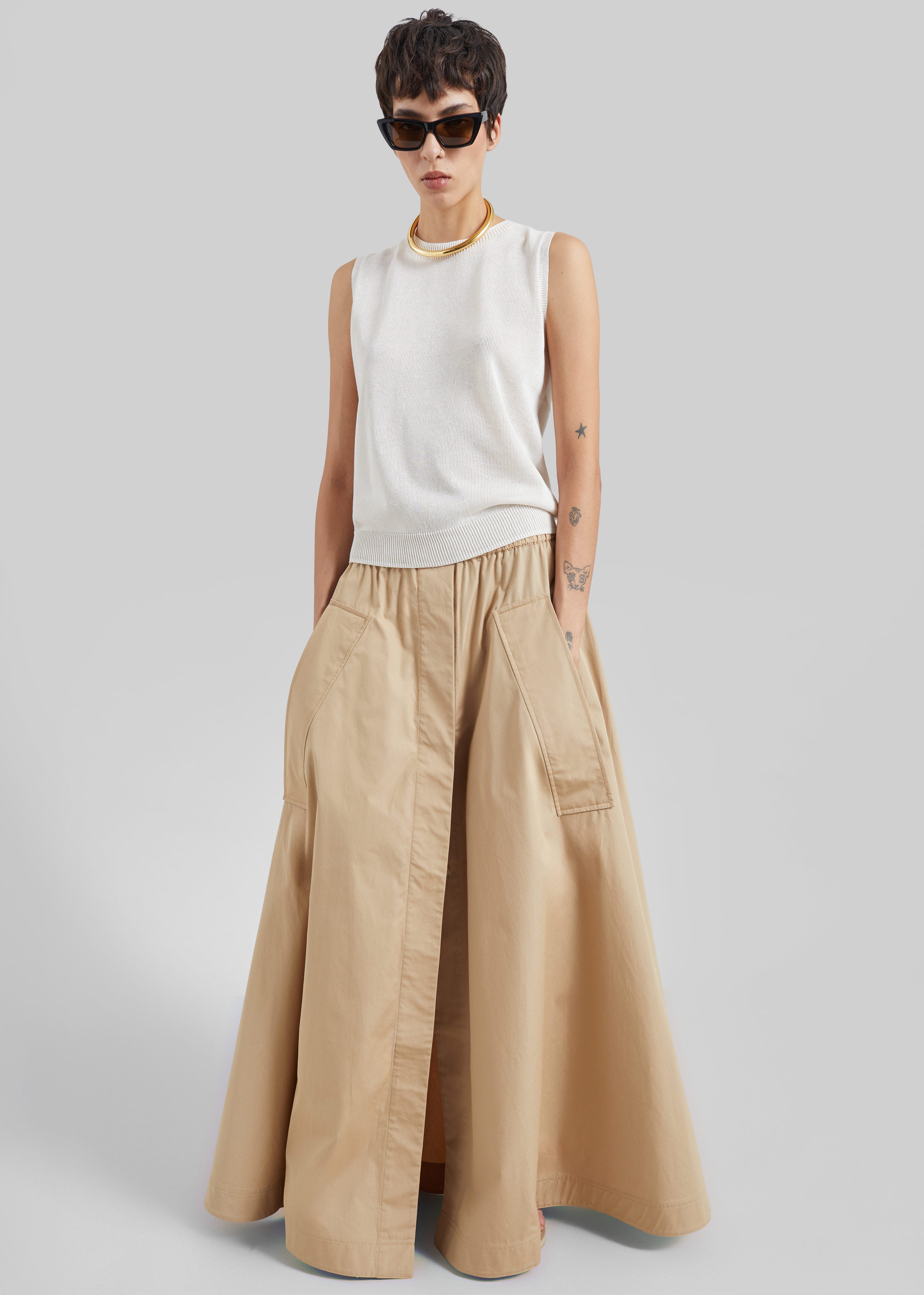CO Parachute Skirt - Camel – The Frankie Shop