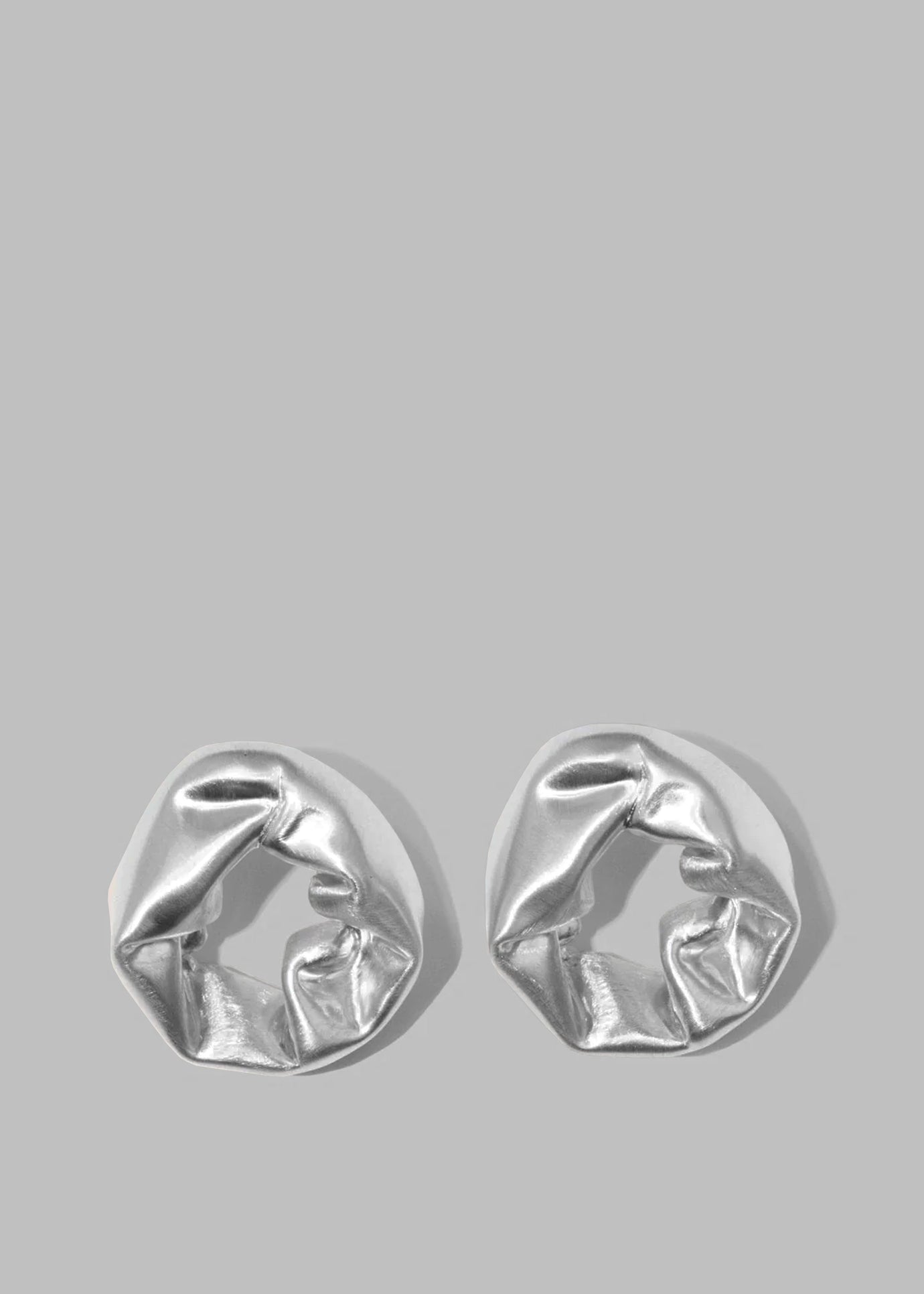 Completedworks Scrunch Earrings - Silver