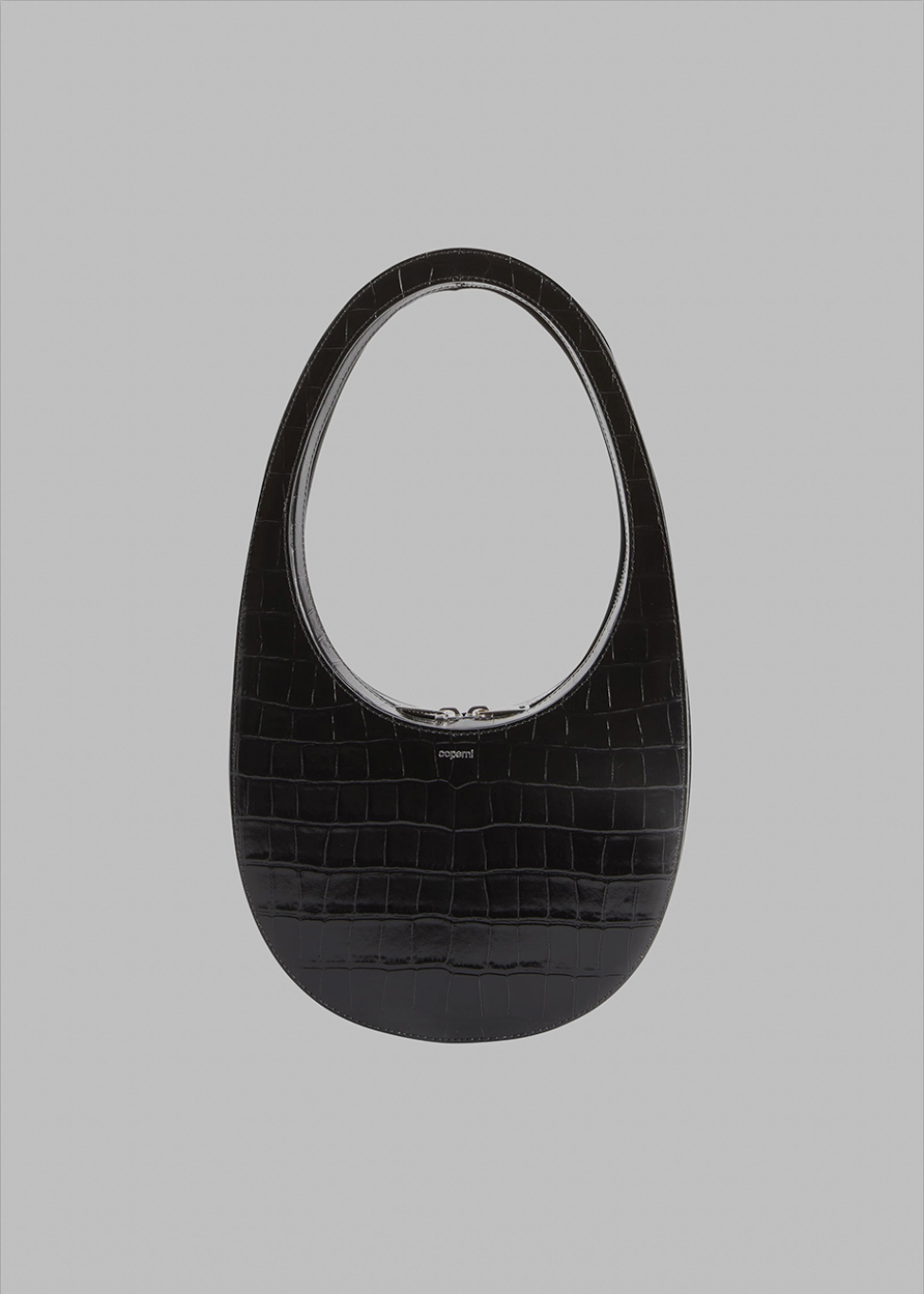 Coperni Croco Crossbody Swipe Bag - Black – The Frankie Shop