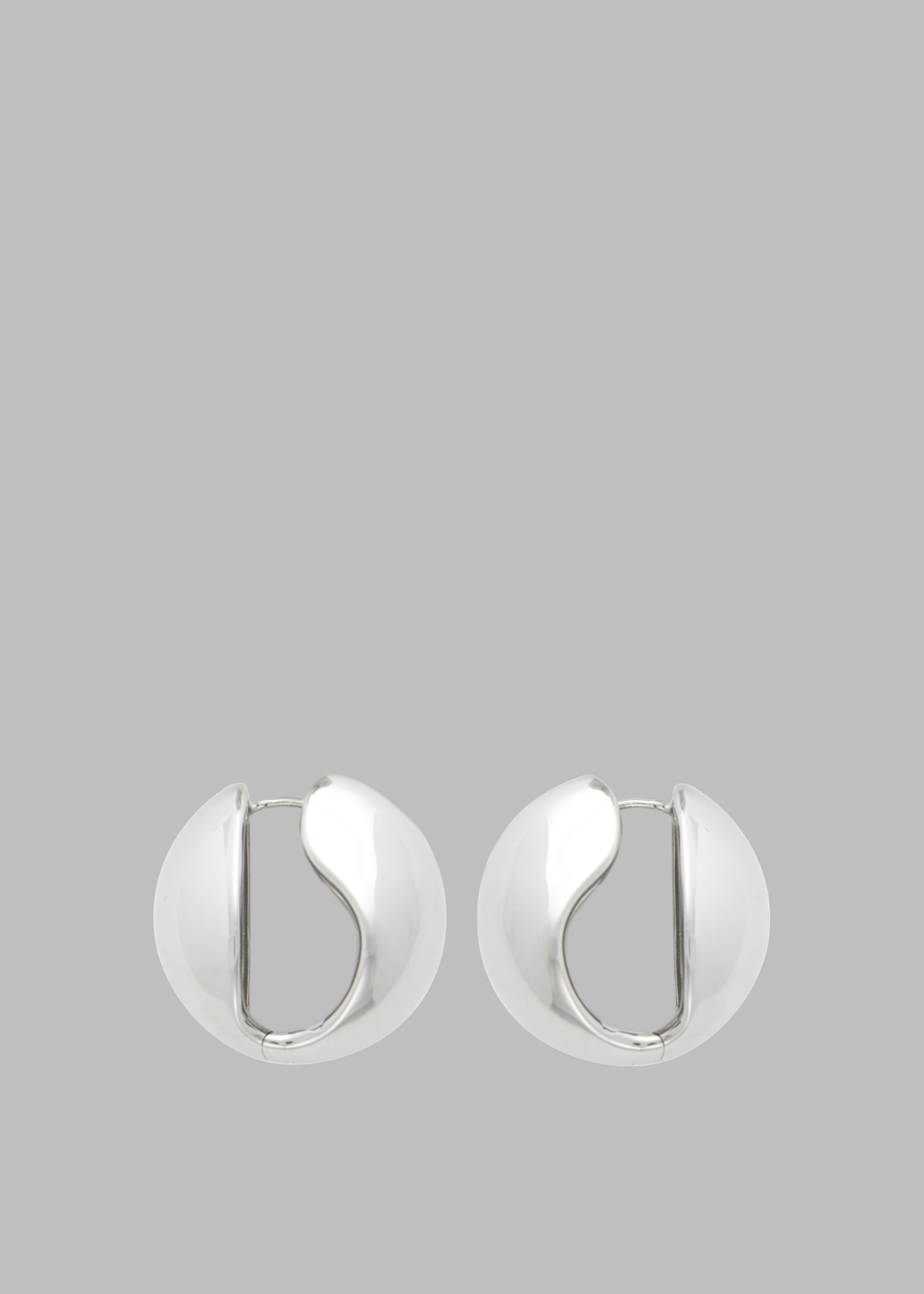 Coperni The Logo Earrings - Silver - 1