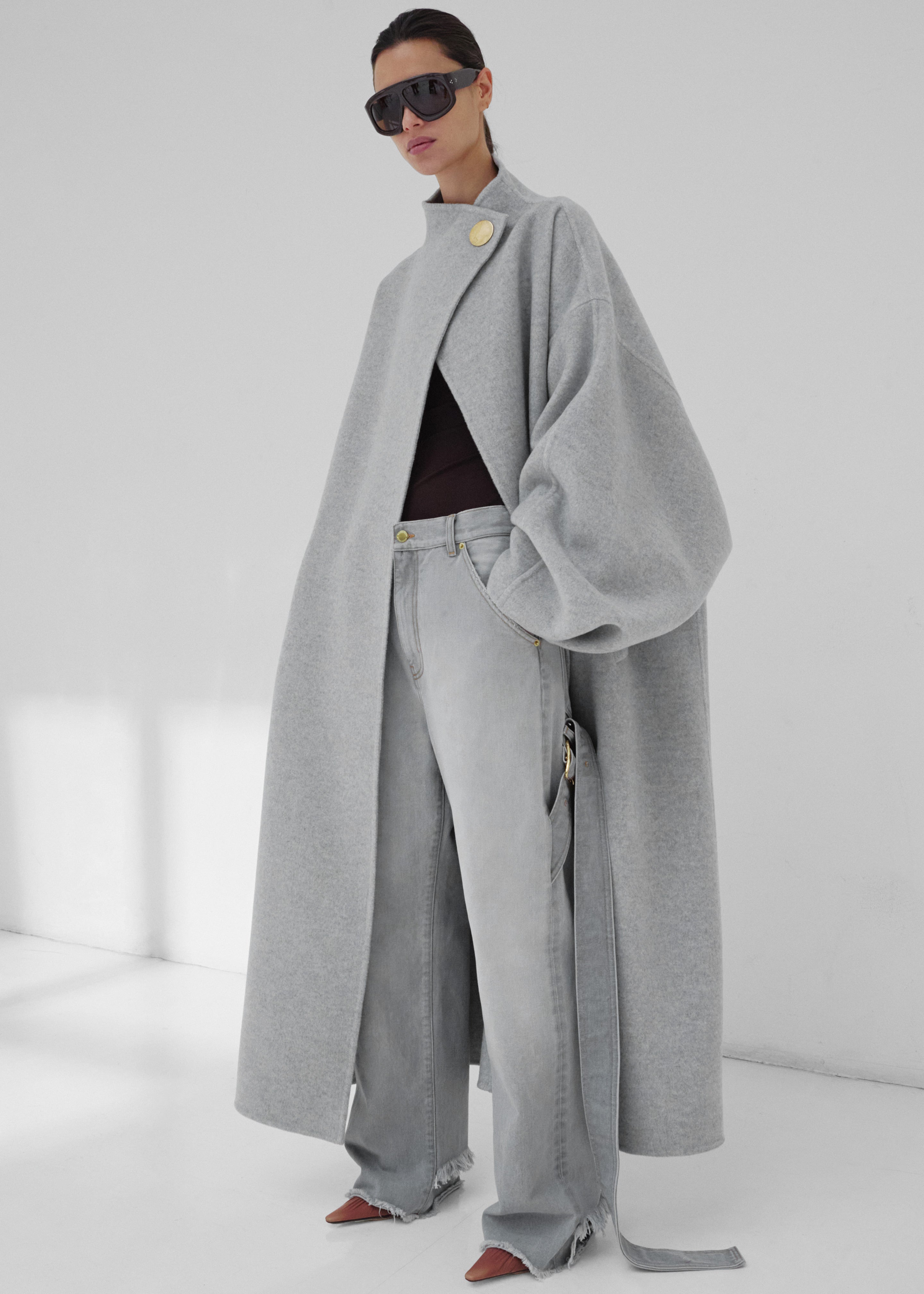 Graphpaper　 Wool Cashmere Long Coat Graphpaper] Wool Cashmere Long Coat – MaW SAPPORO