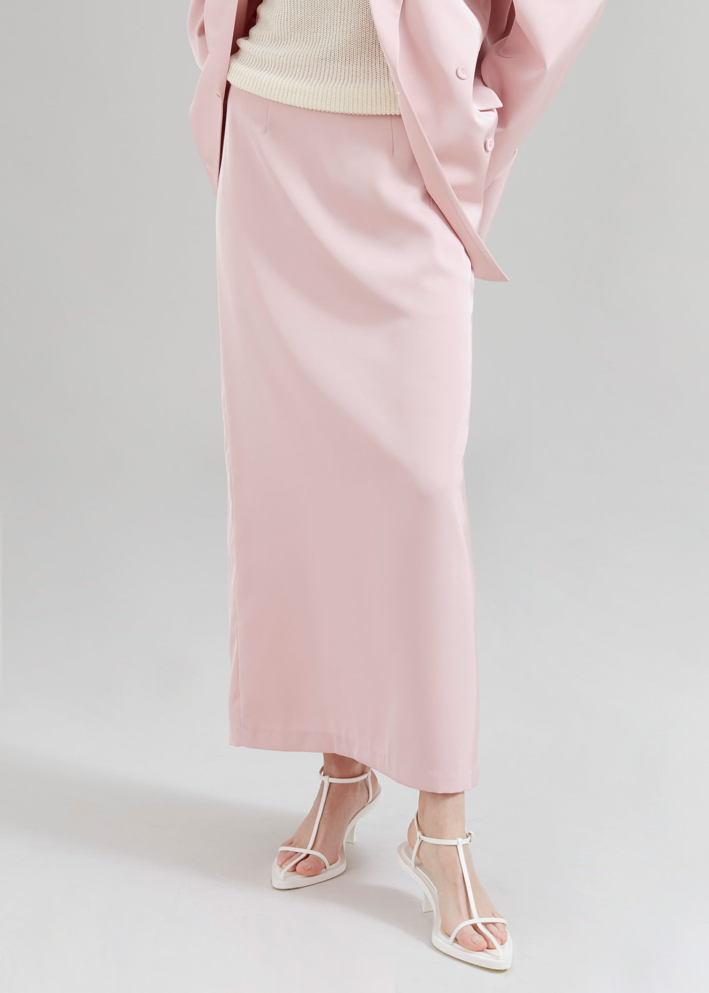 Demi Pencil Skirt - Pink - 1