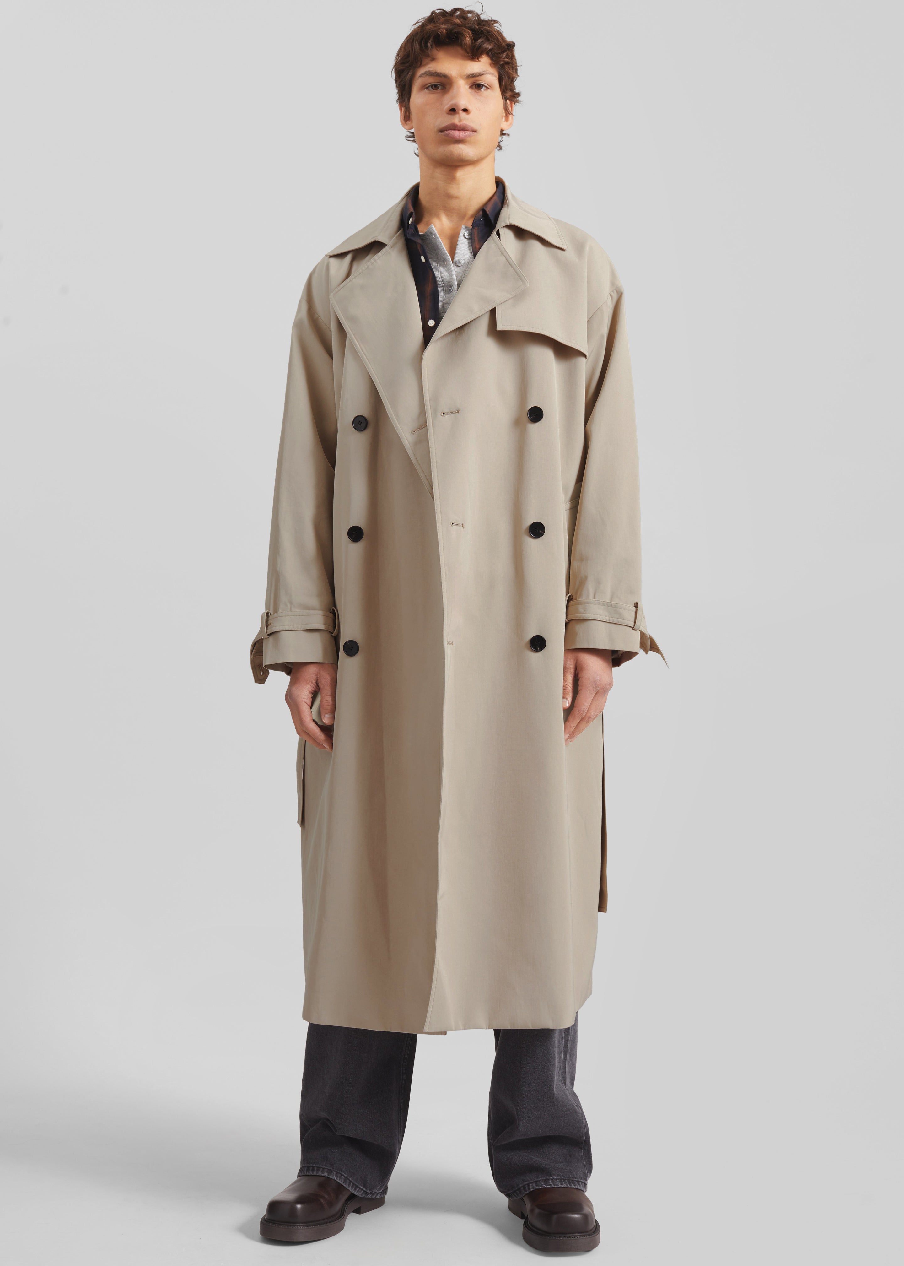 Edris Trench Coat - Beige – The Frankie Shop