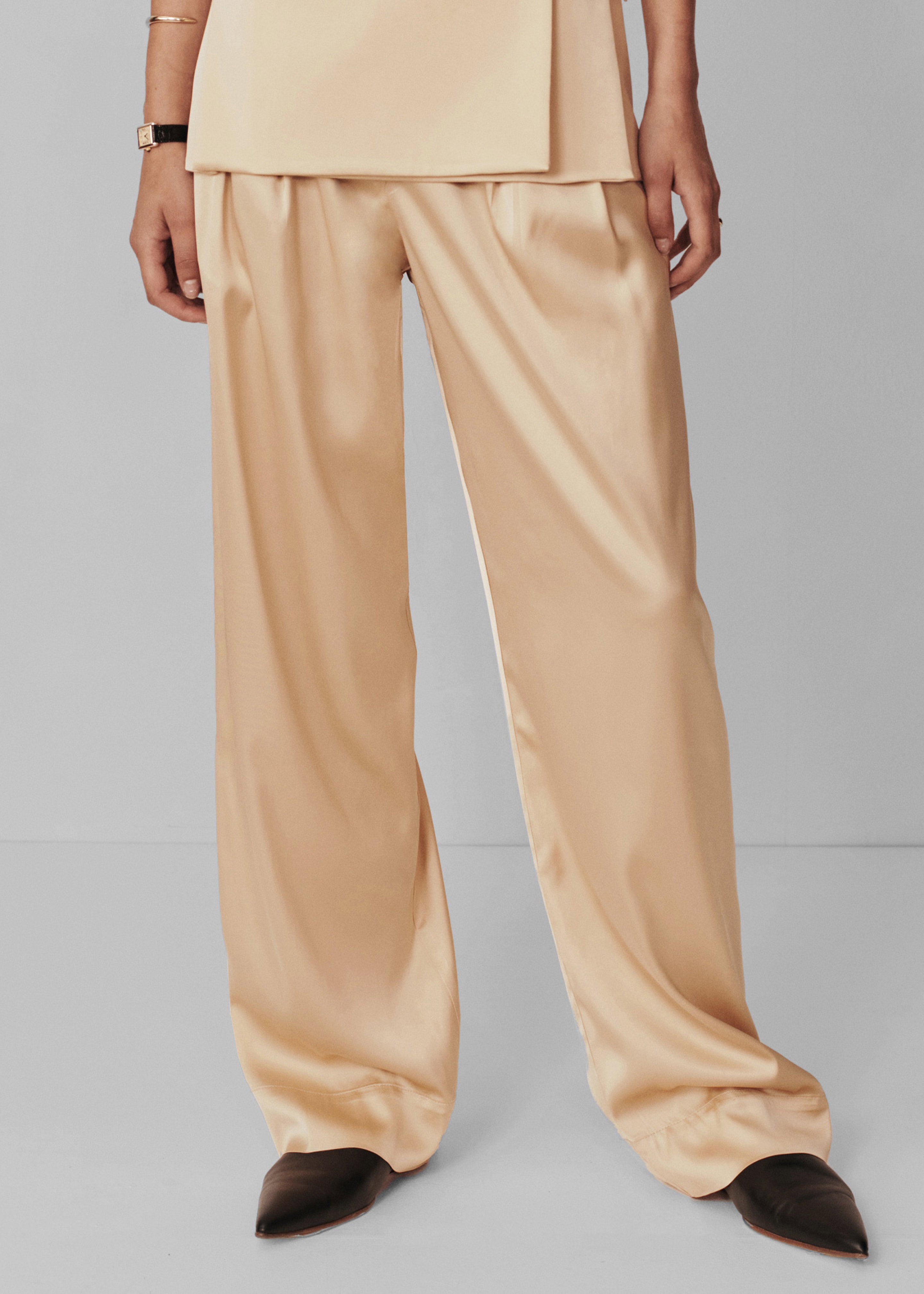 Esse Studios Lumiere Tailored Trousers - Golden Citrine - 2