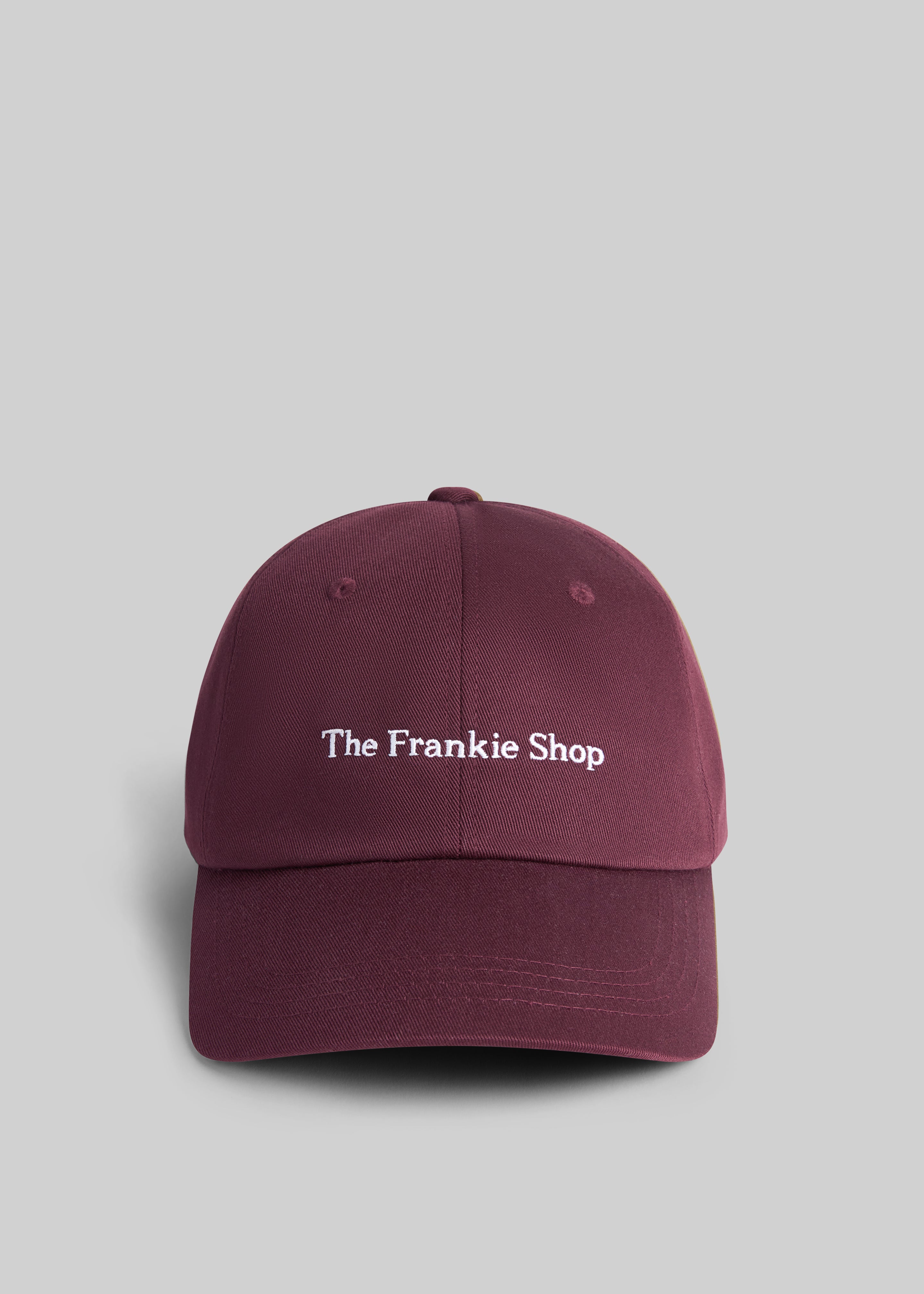 The Frankie Shop キャップ Frankie Baseball Cap - Burgundy – The Frankie Shop