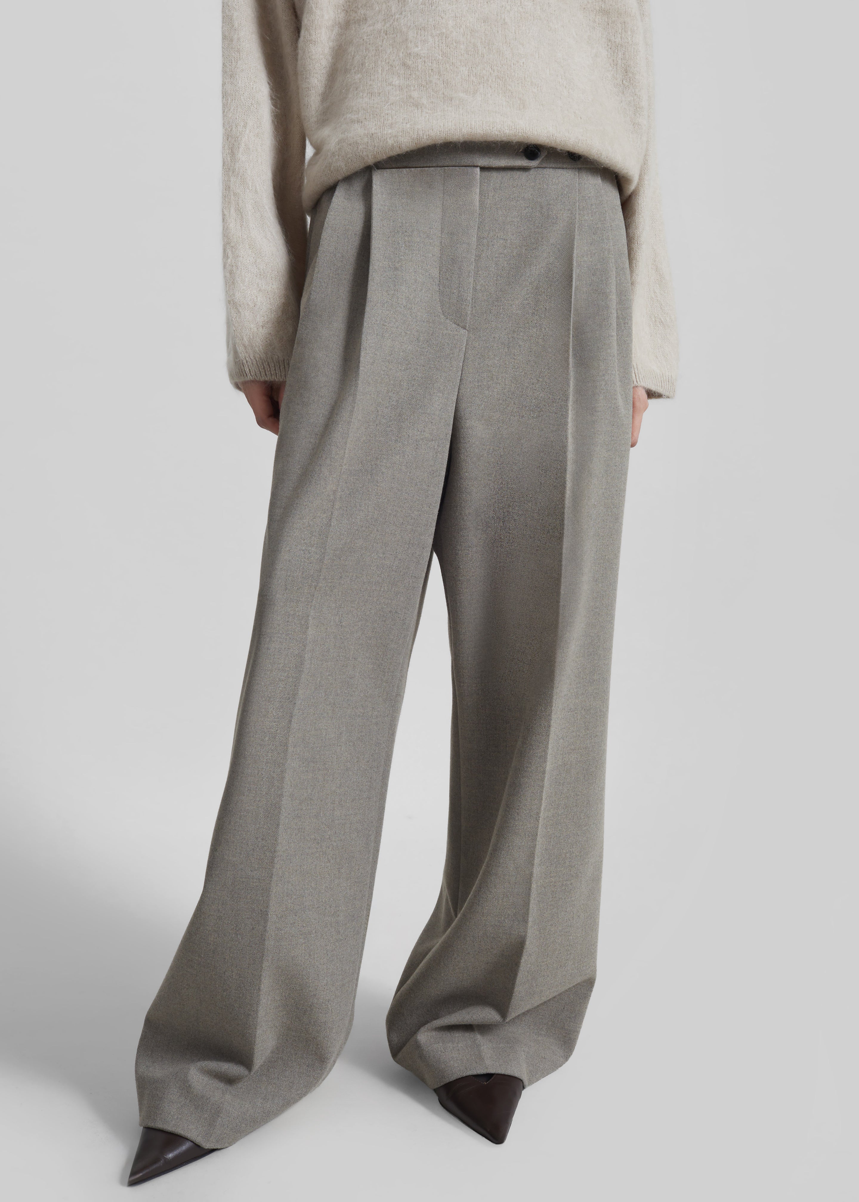 ミュージシャン hanapeco Layered Half Pants-Gray Beige L Halfboy ミュージシャン