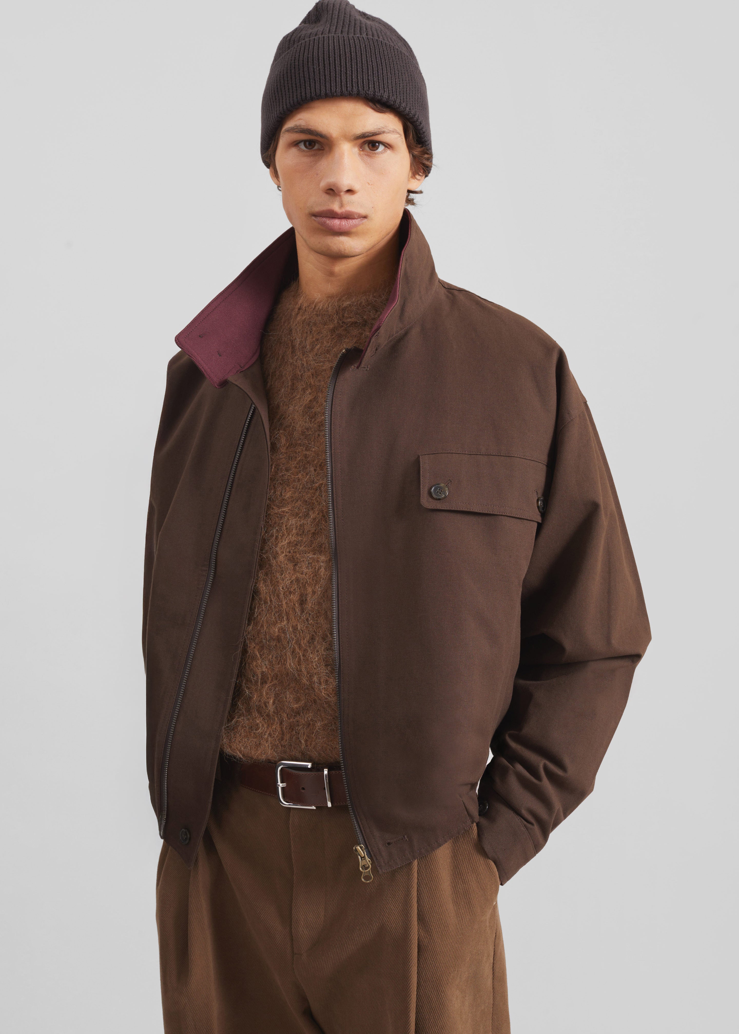 Holt Work Jacket - Brown – The Frankie Shop