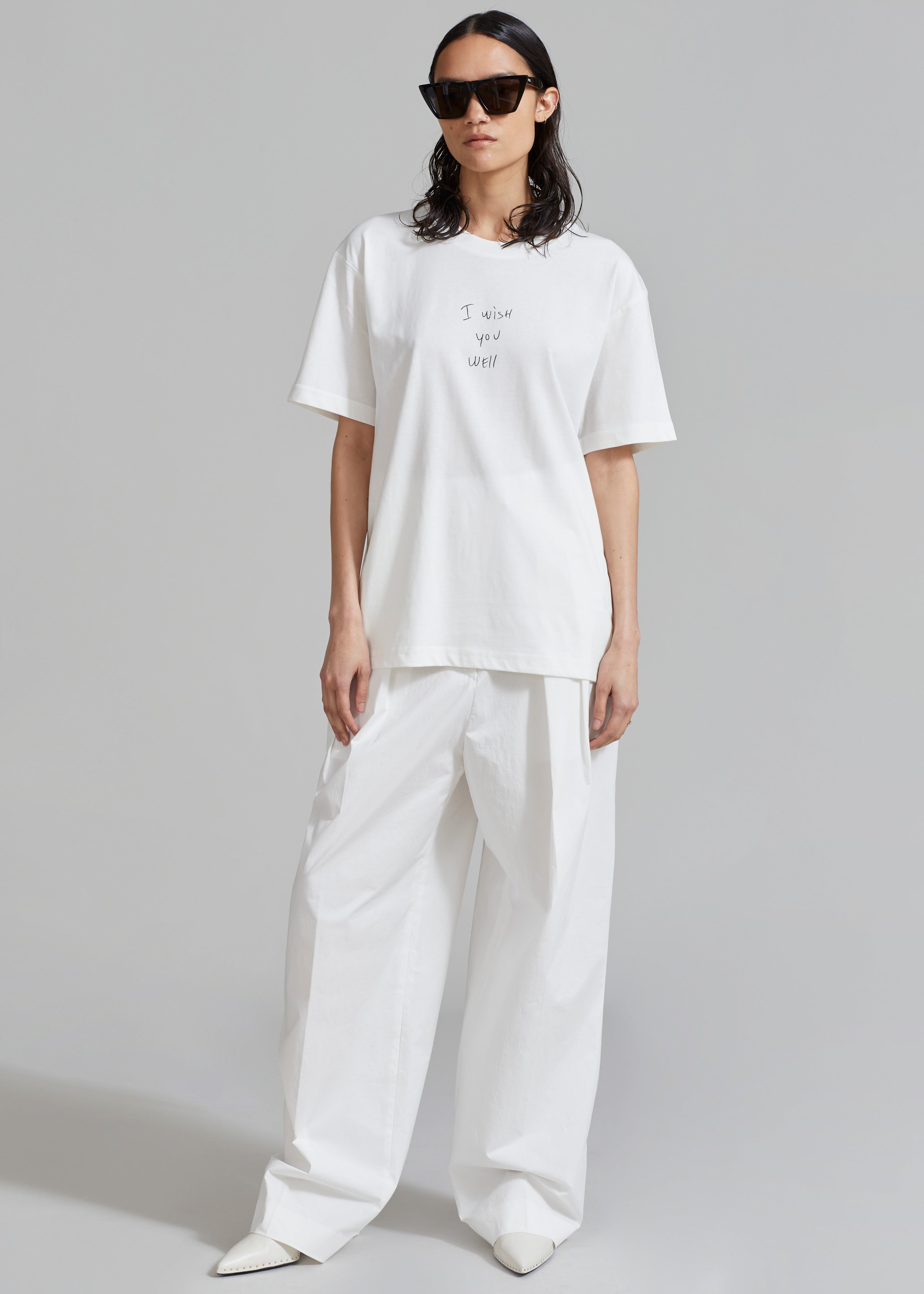 The Frankie Shop x Thomas Lélu Slope T-Shirt - Off White/Black - 2