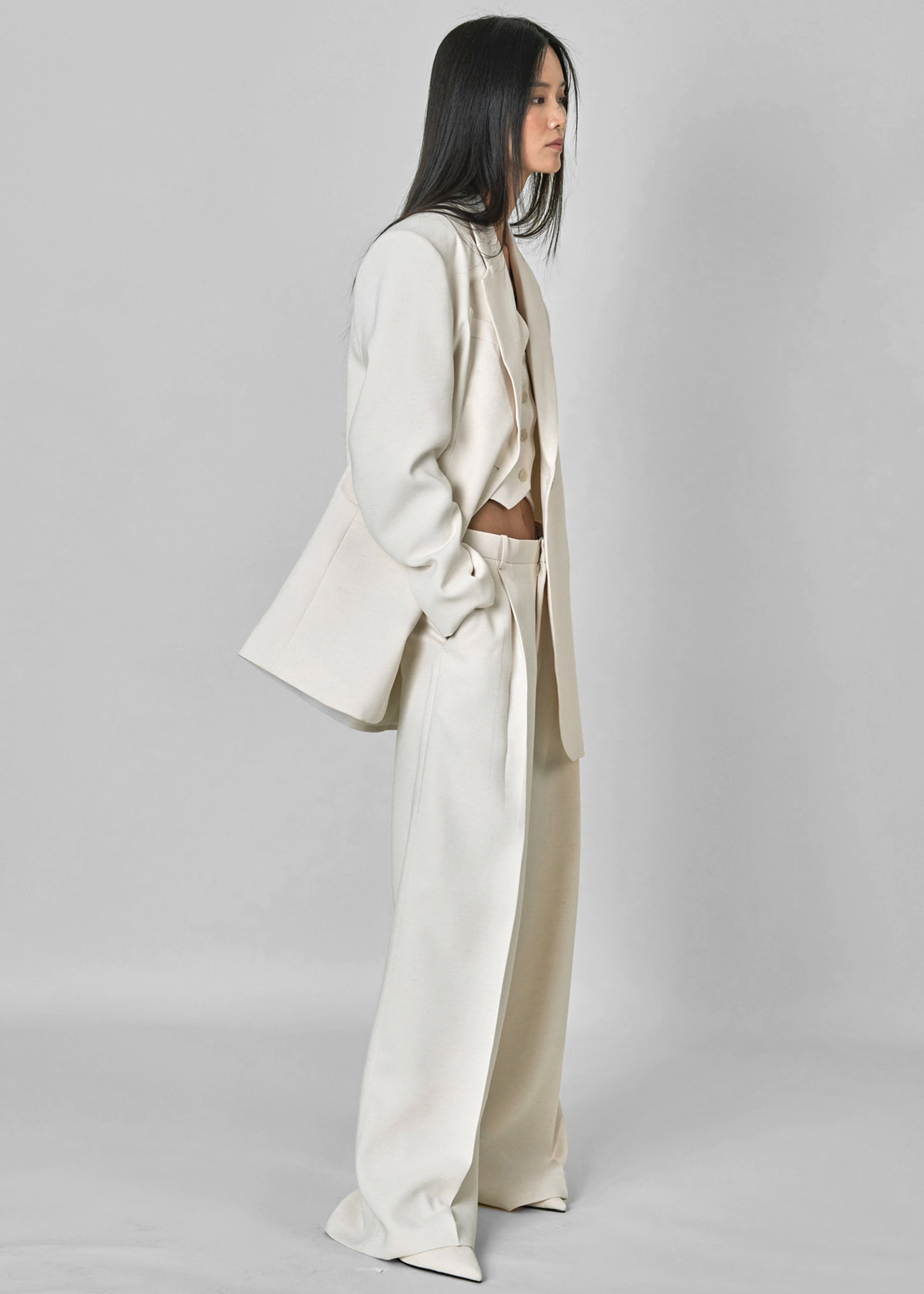 off white dress pants ladies Women's Ivory Casual & Dress Pants