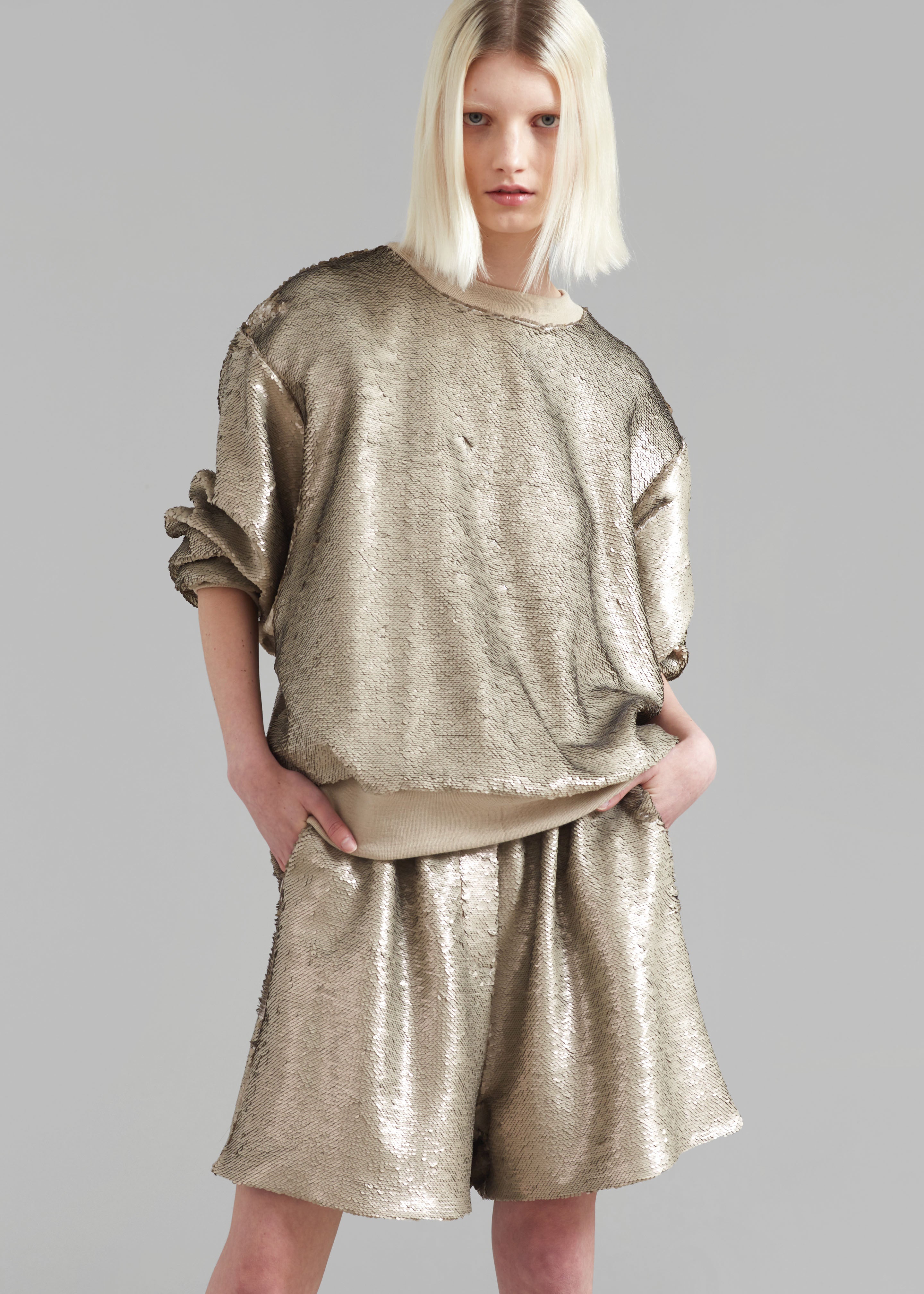 Jazz Sequins Boxer Shorts - Bronze – The Frankie Shop