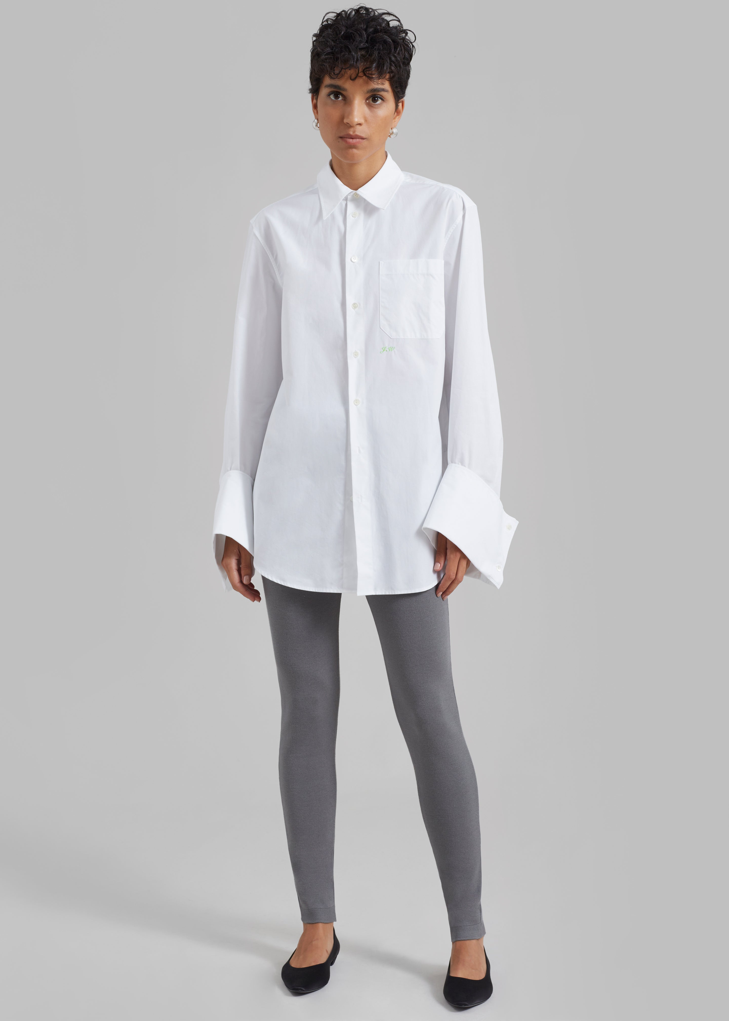 JW Anderson Oversized Cuff Shirt - White