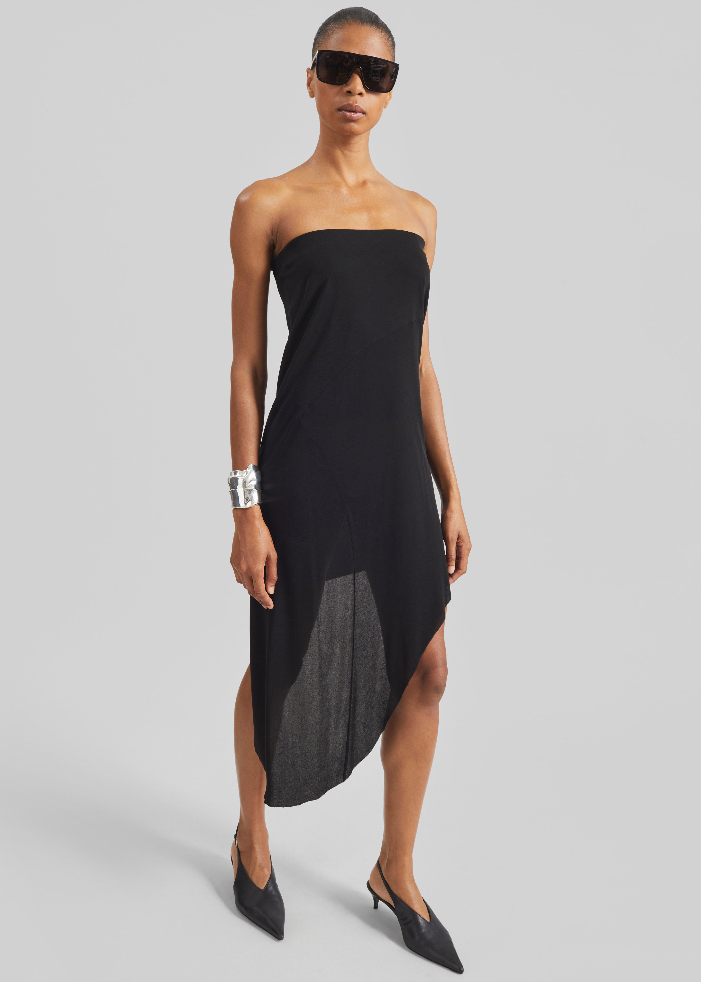 Kitty Sheer Asymmetric Skirt