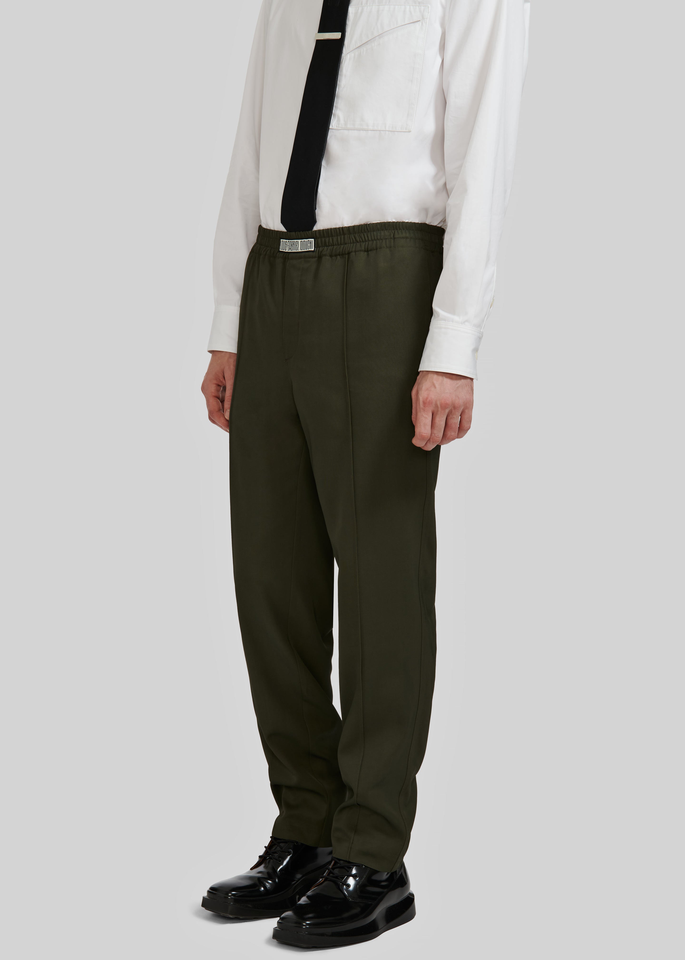 パンツ louis gabriel nouchi 19aw wool trousers LOUIS GABRIEL NOUCHI | WIDE-LEG PLEATED PANTS