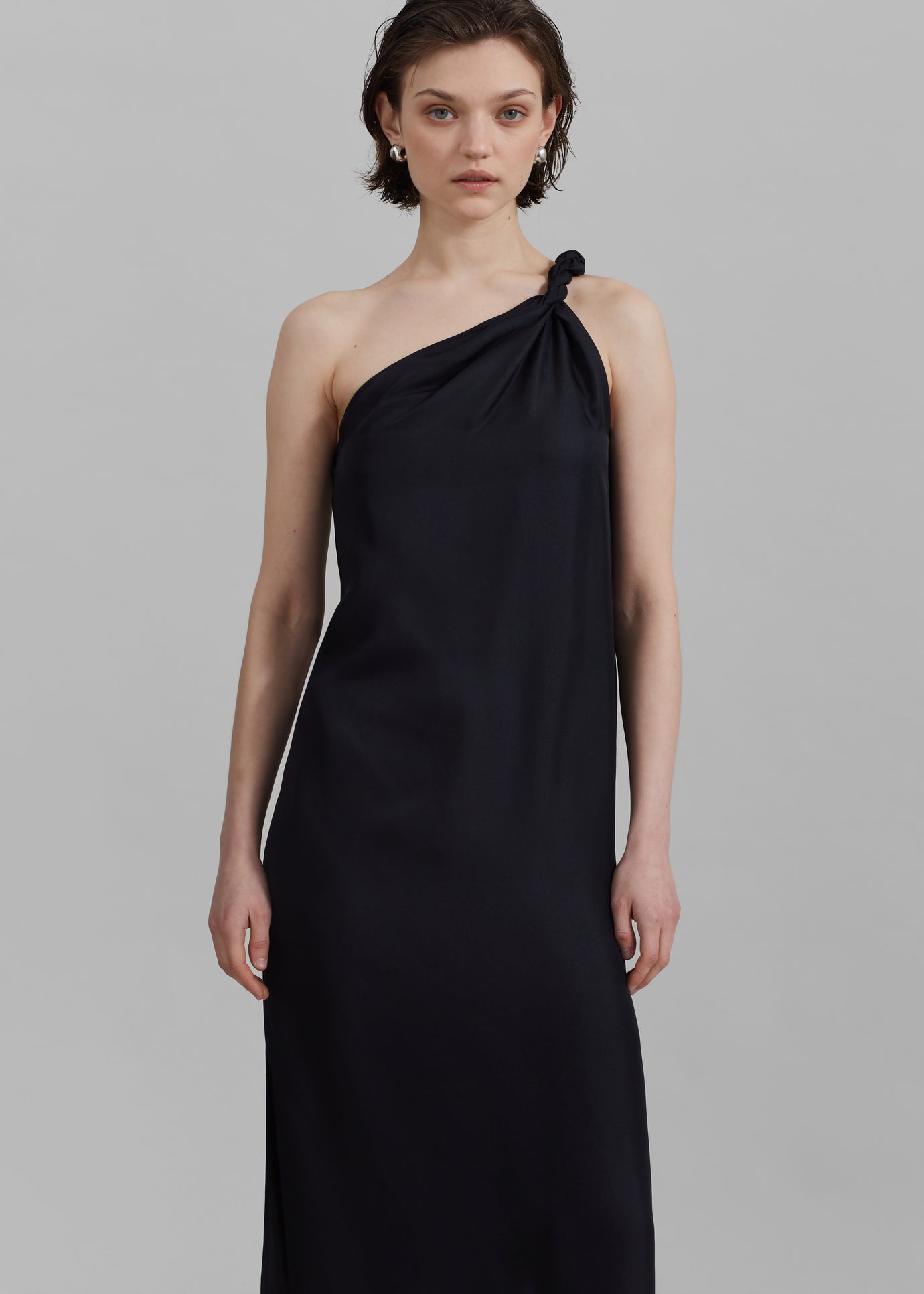 Loulou Studio Adela Dress - Black - 1