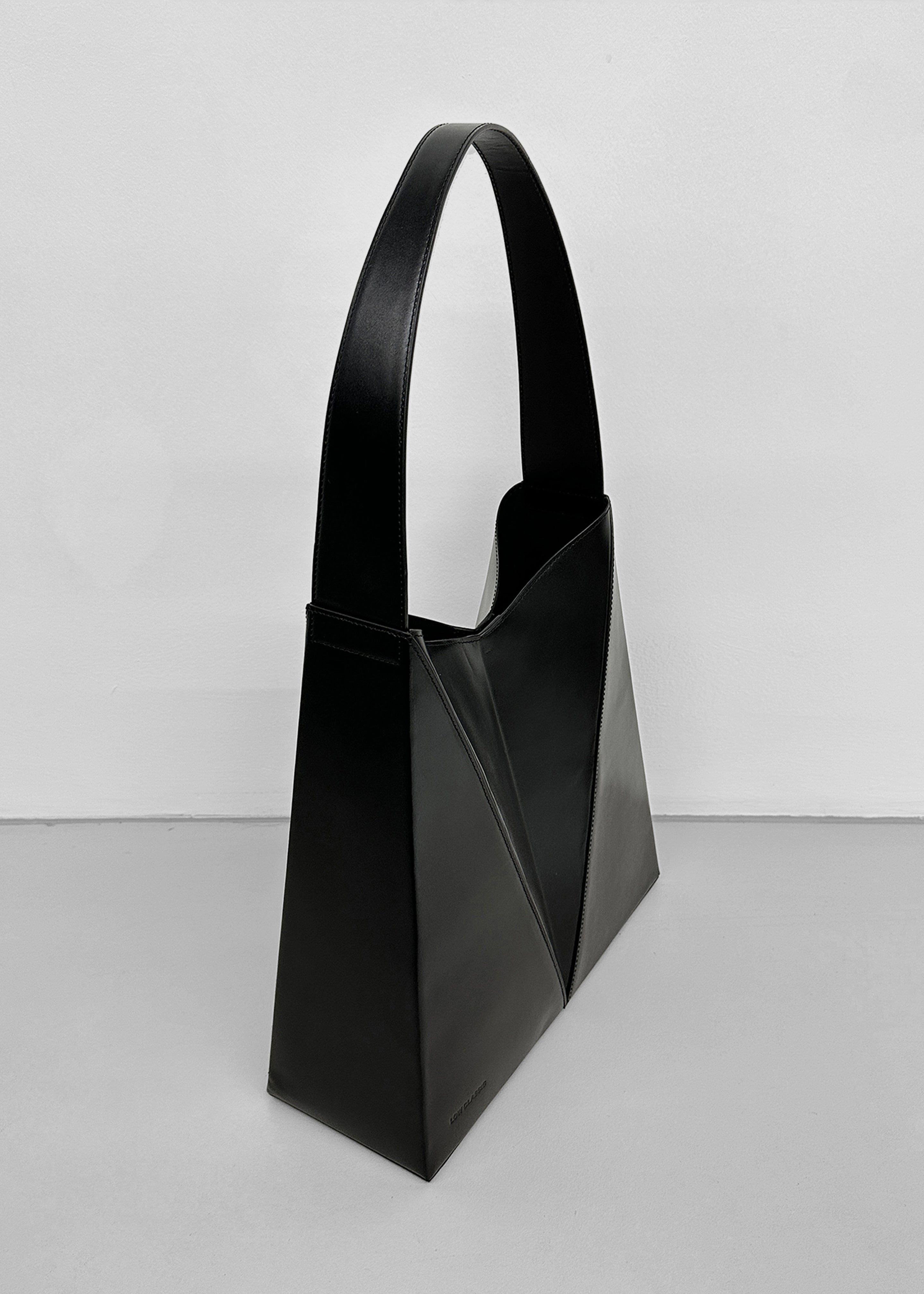 Low Classic Folded Cube Tote Bag - Black - 1