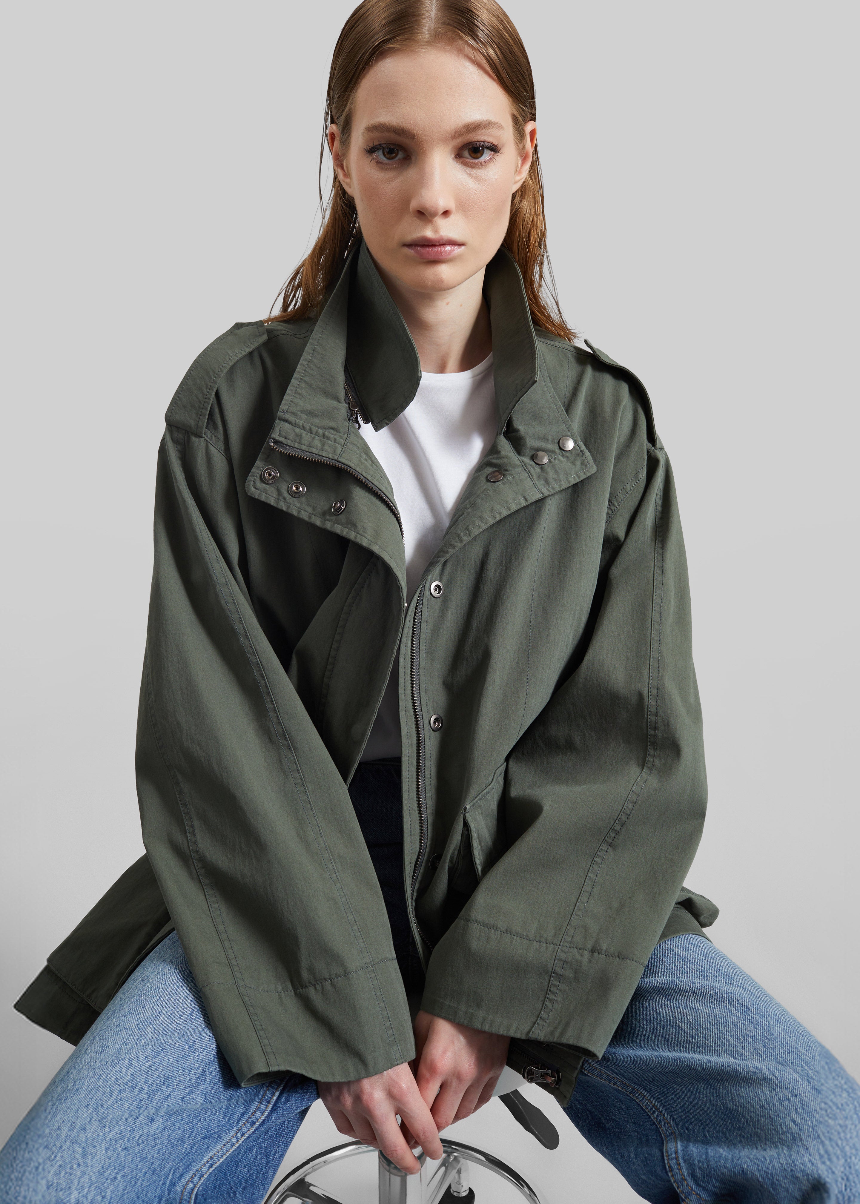 Low Classic Two Pocket Field Jacket - Khaki – The Frankie Shop