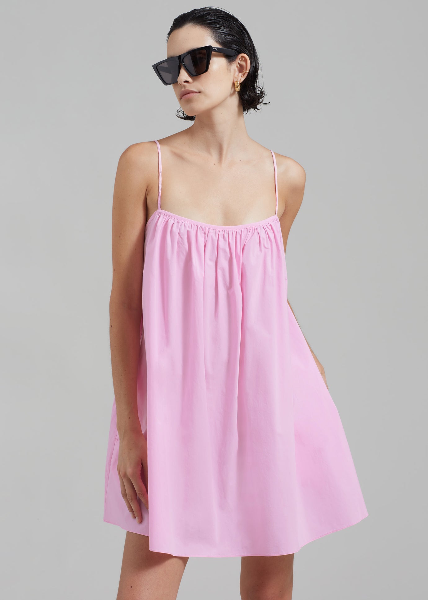 Matteau Voluminous Cami Mini Dress - Rosewater