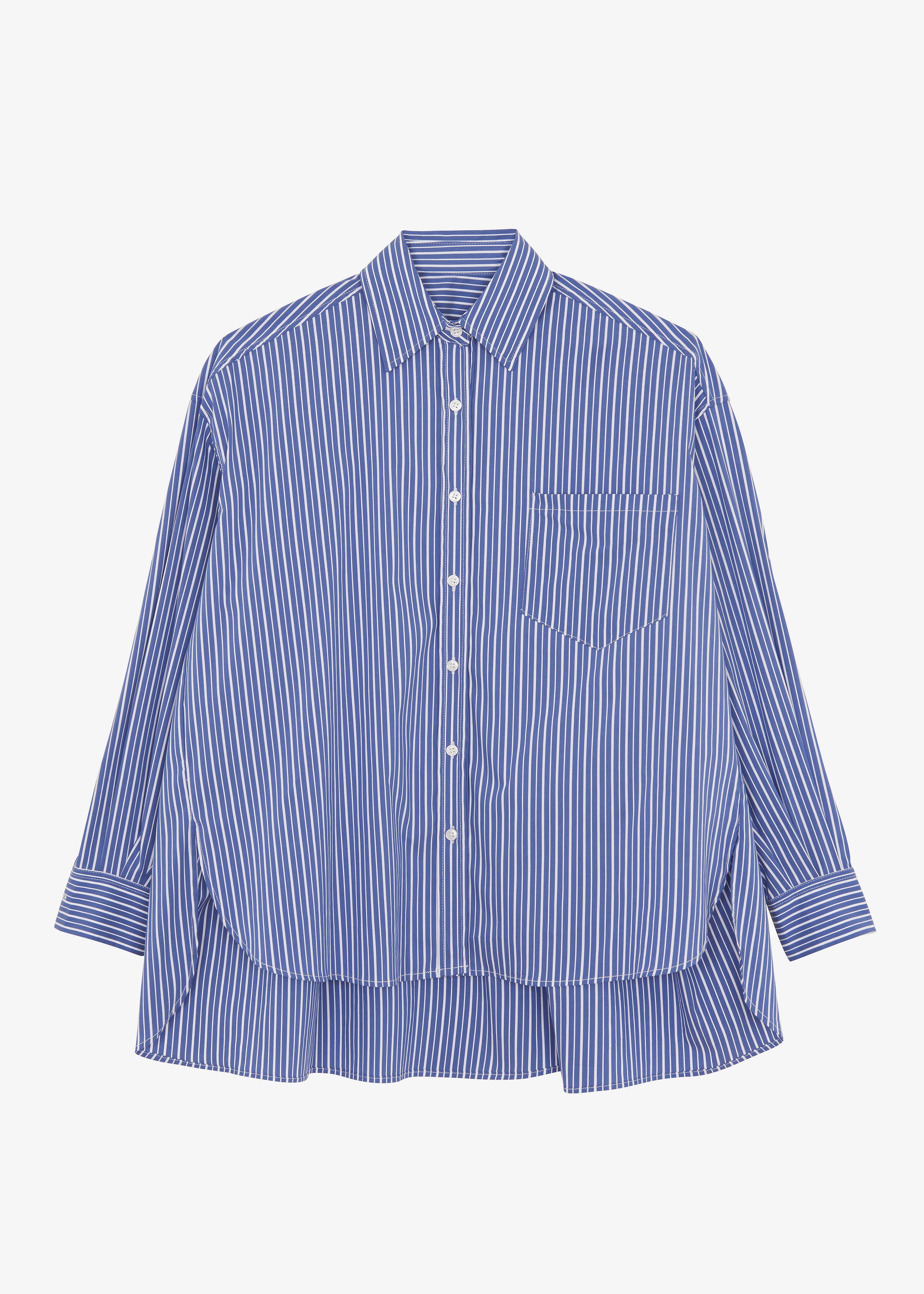 Mirca Pocket Shirt - Blue Multi Stripe - 10