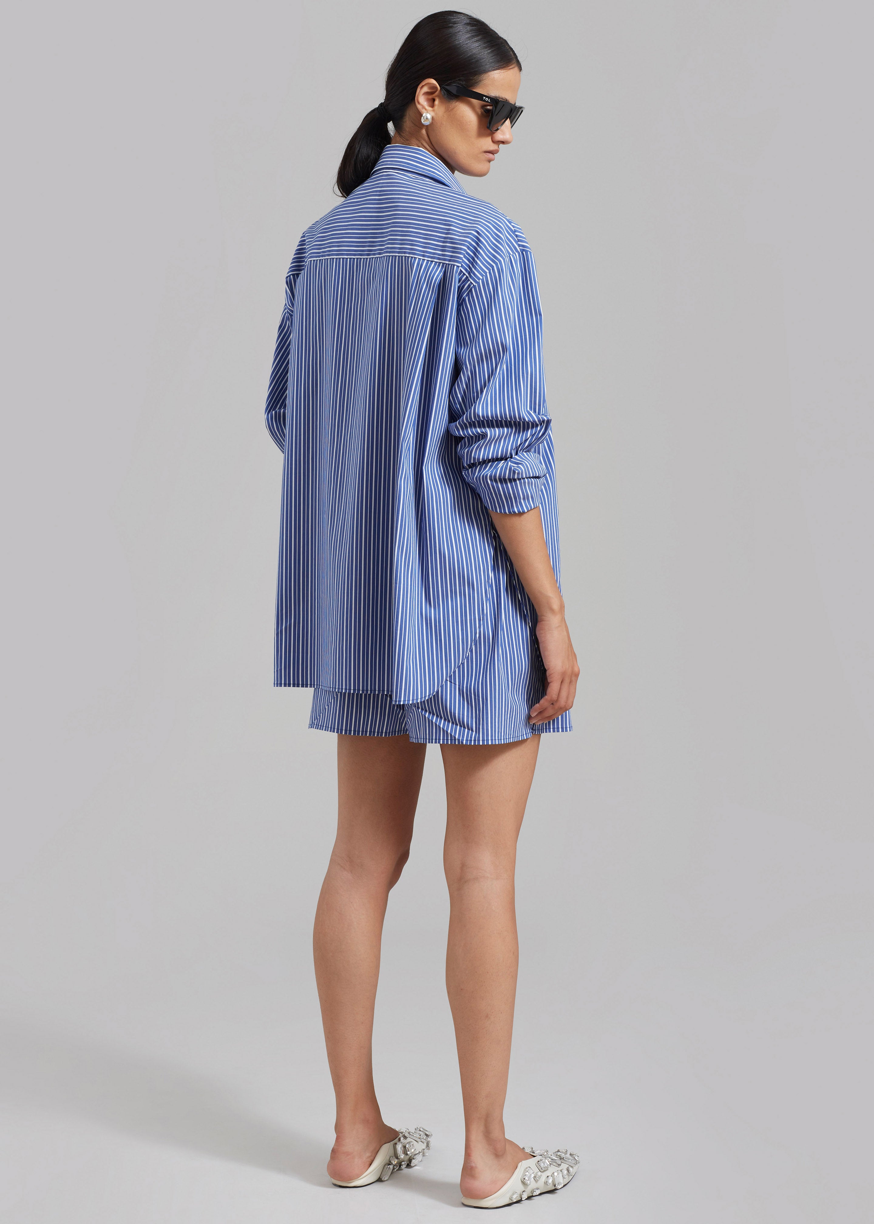 Mirca Pocket Shirt - Blue Multi Stripe - 9