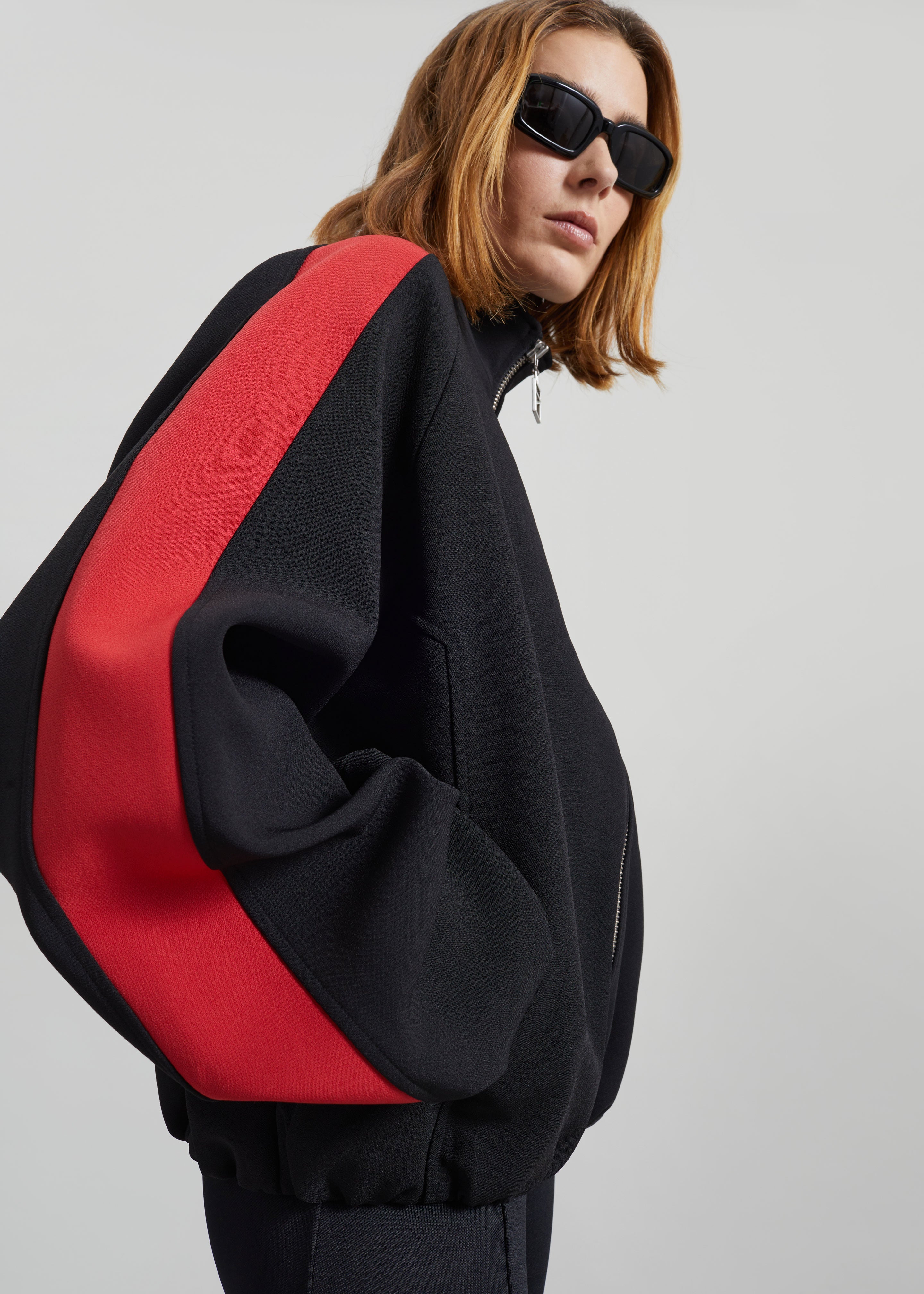 【新品タグ付き】【完売品】anuke Nylon Track Blouzon Pieces Uniques The Zayn Track Jacket - Black – The Frankie Shop