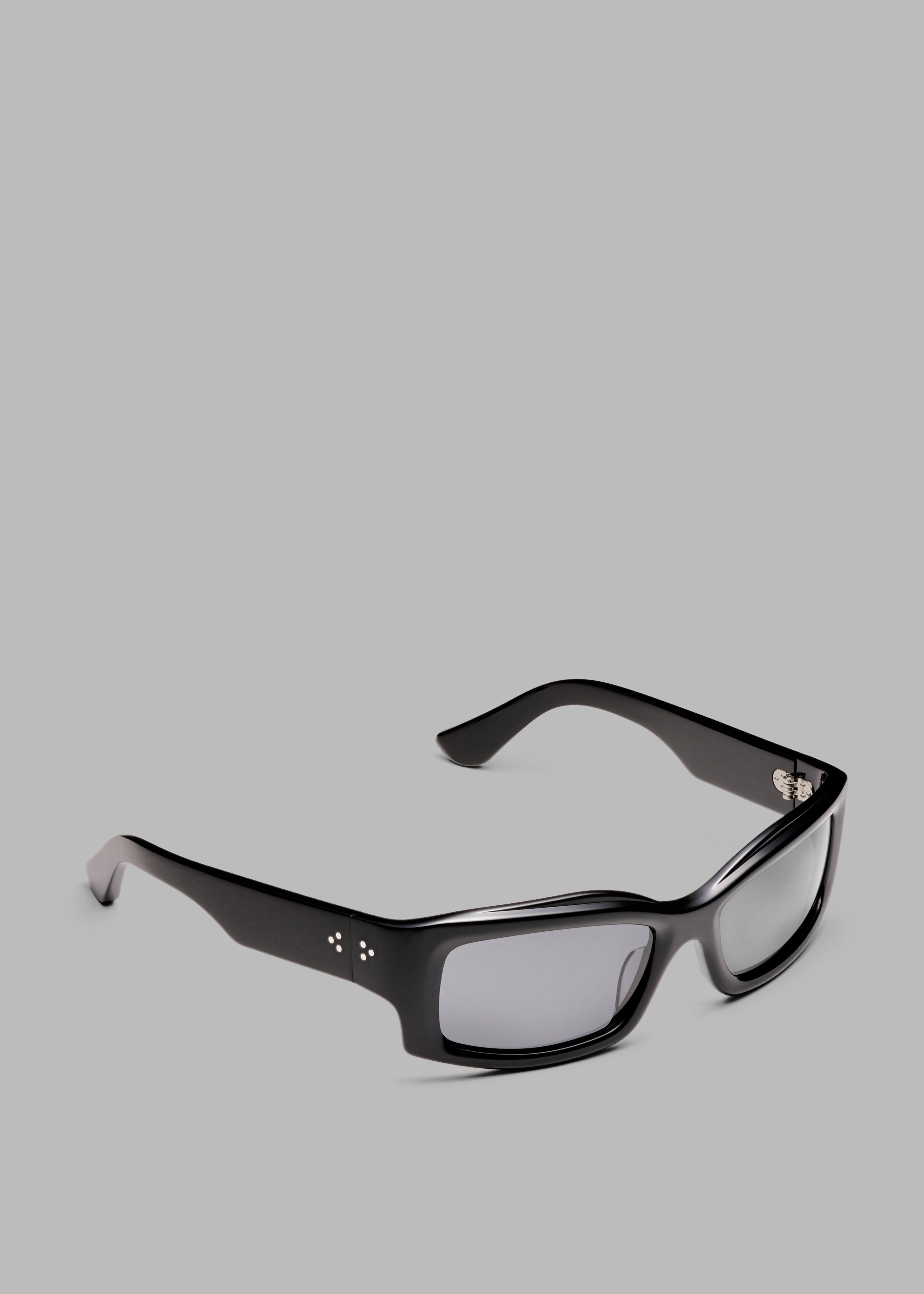 Port Tanger Addis Sunglasses - Black Acetate/Black Lens - 4