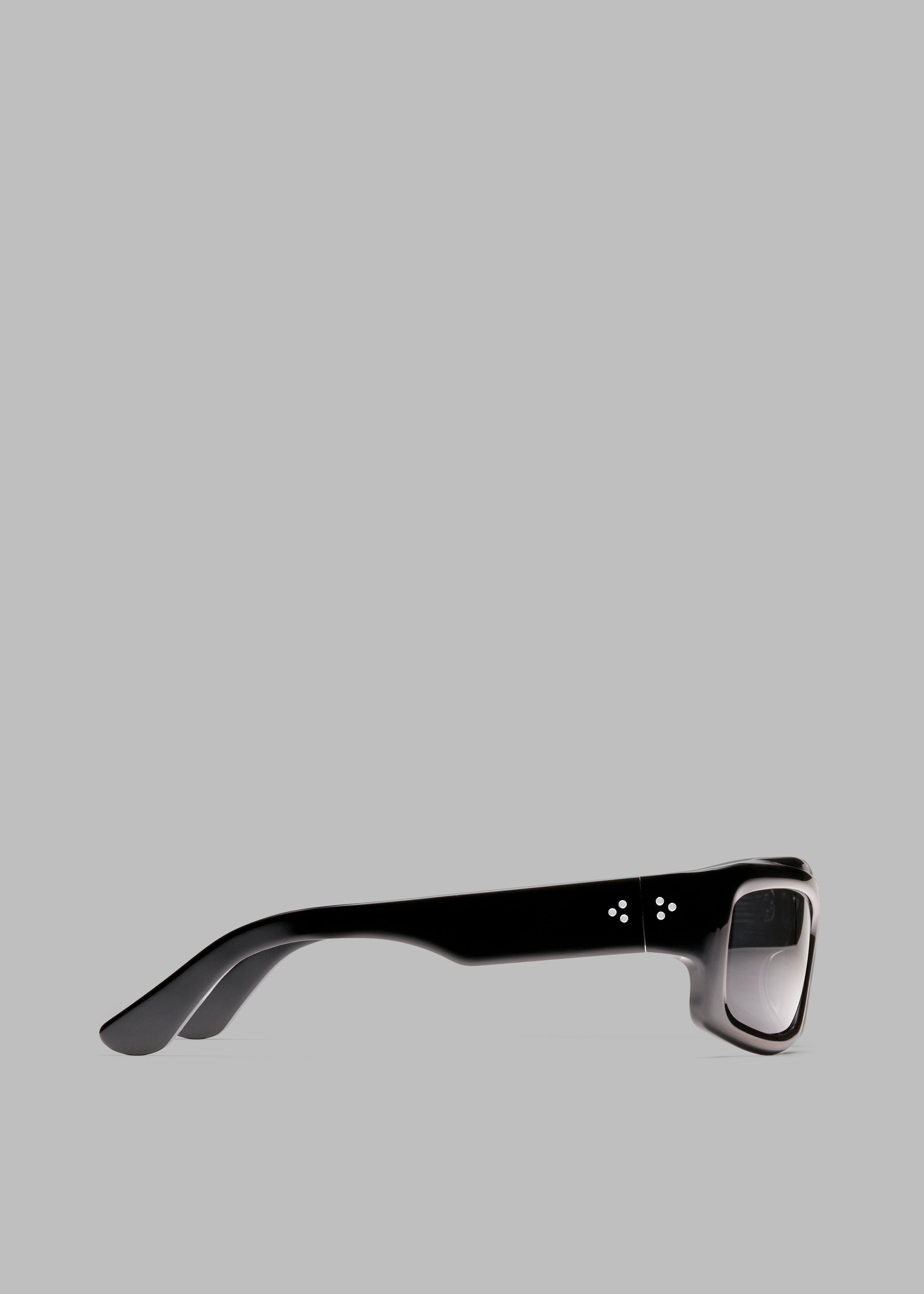 Port Tanger Addis Sunglasses - Black Acetate/Black Lens - 7