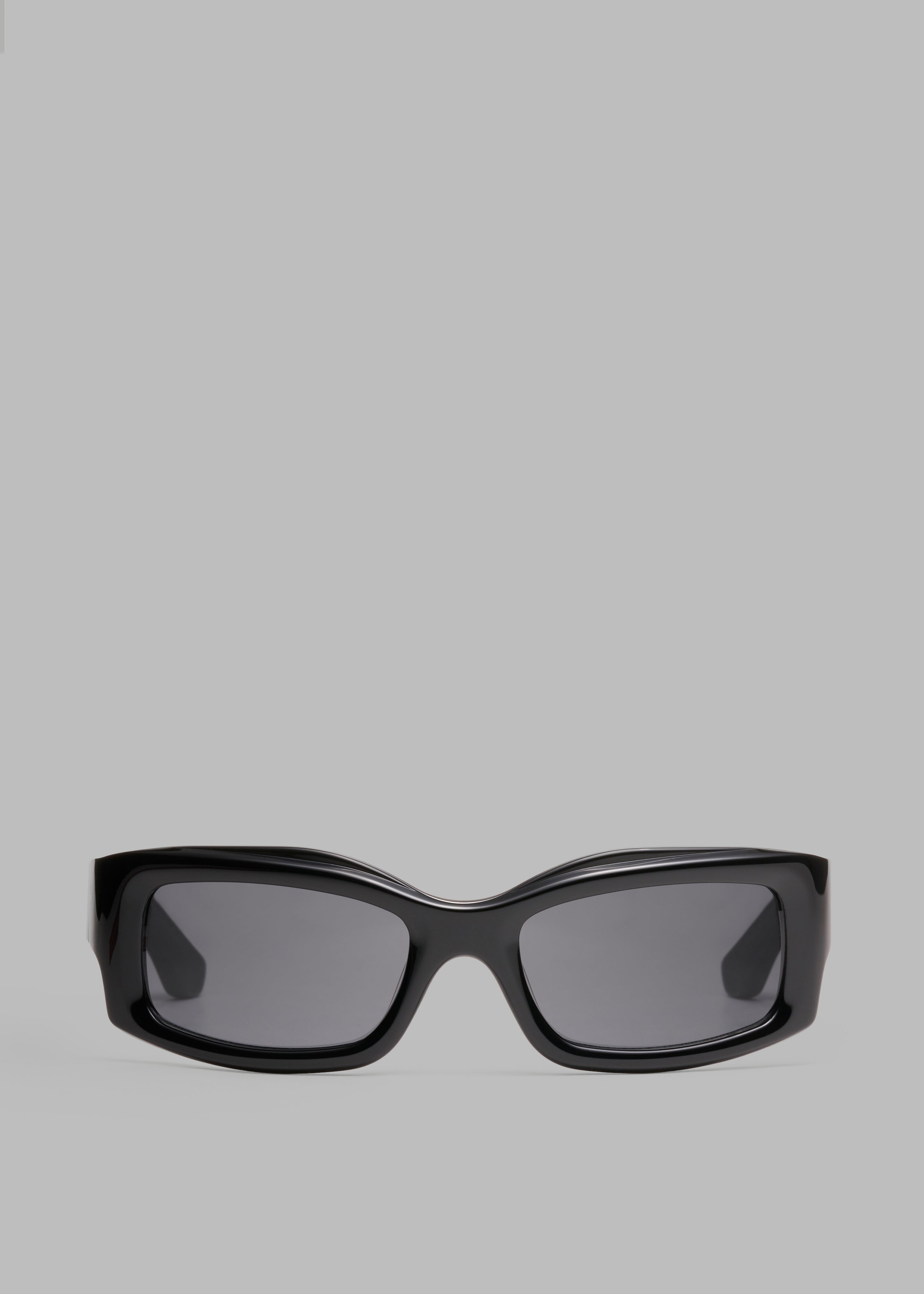 Port Tanger Addis Sunglasses - Black Acetate/Black Lens - 2 - [gender-male]