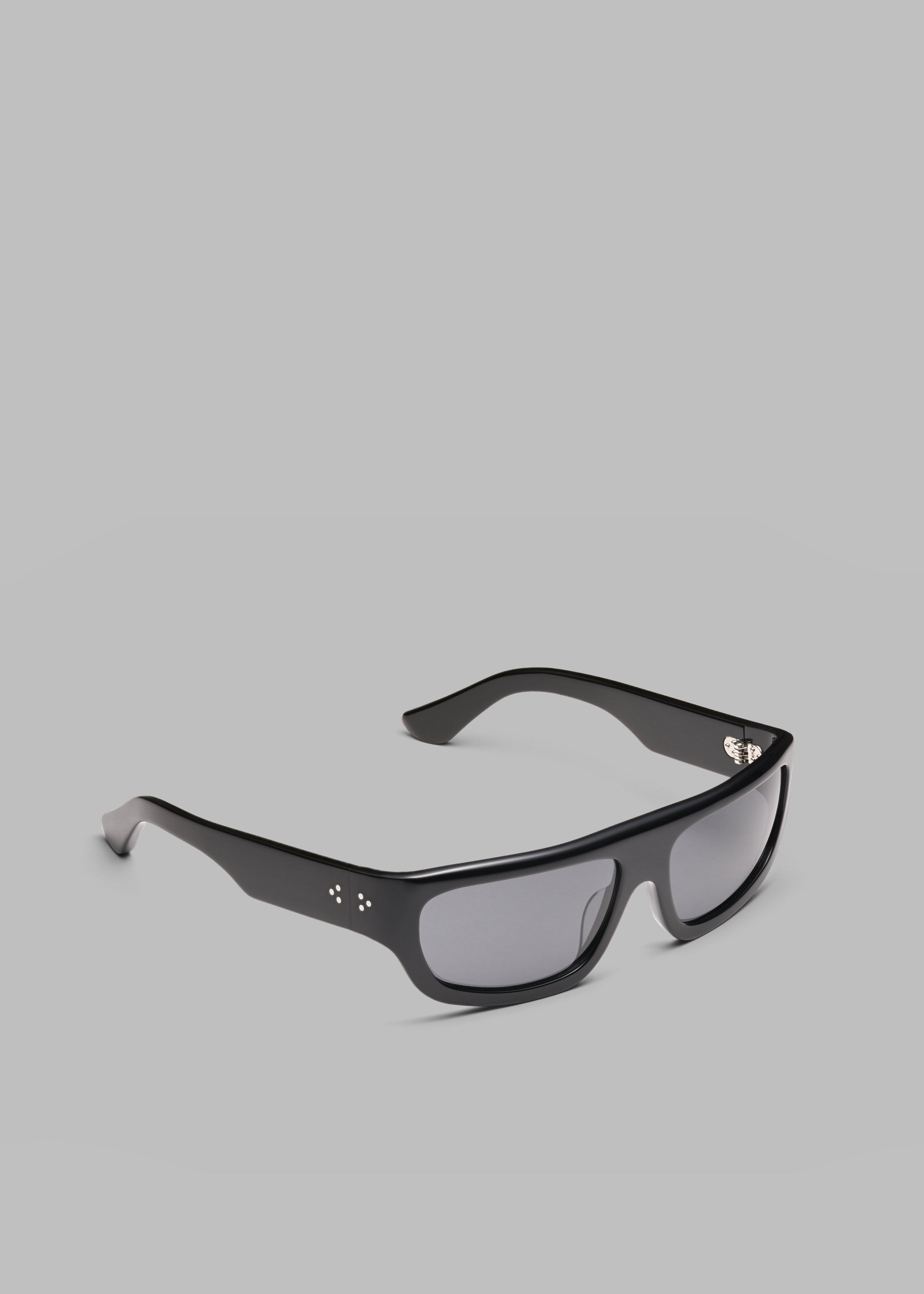 Port Tanger Bodi Sunglasses  - Black Acetate/Black Lens - 3 - [gender-male]