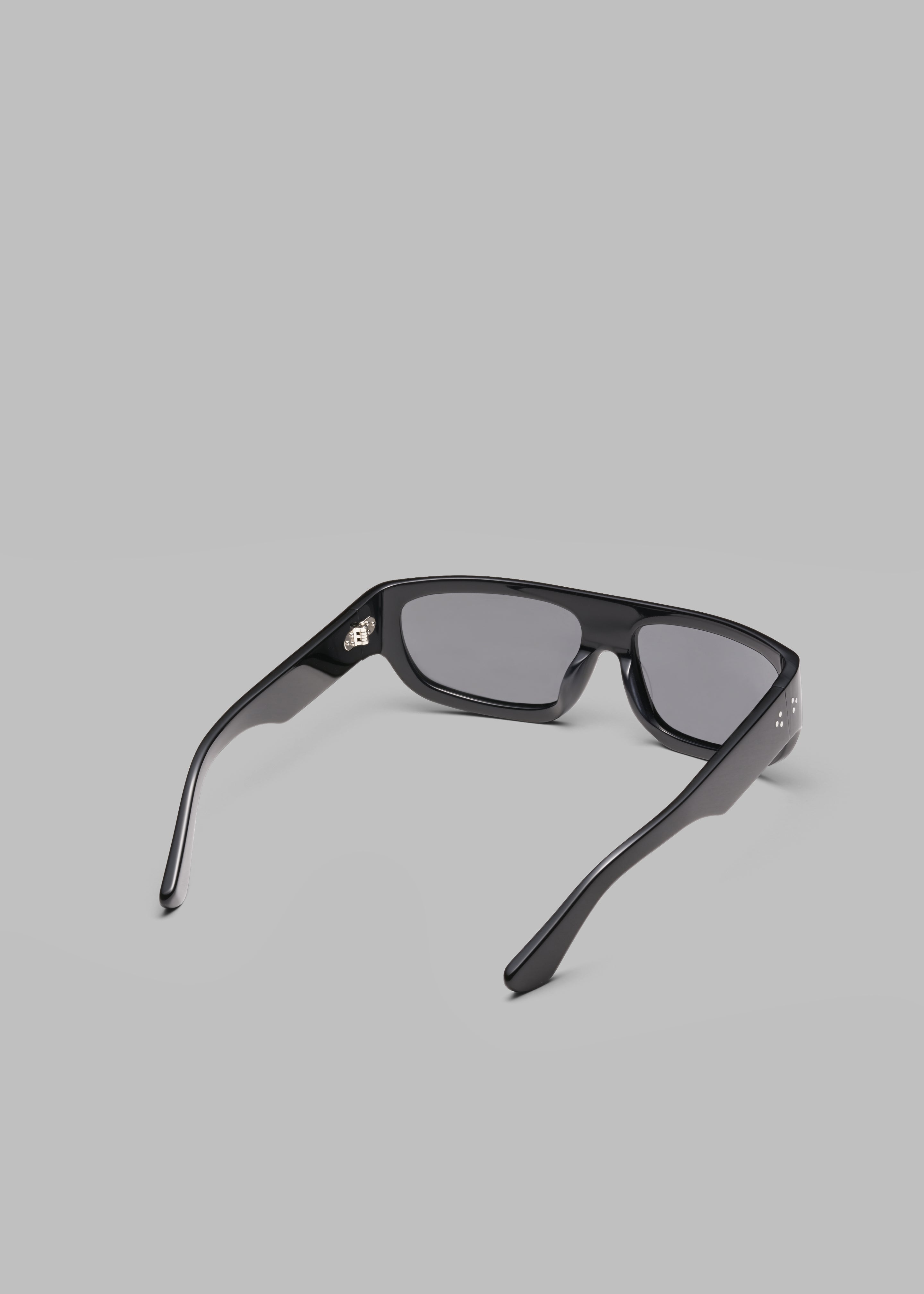 Port Tanger Bodi Sunglasses  - Black Acetate/Black Lens - 7