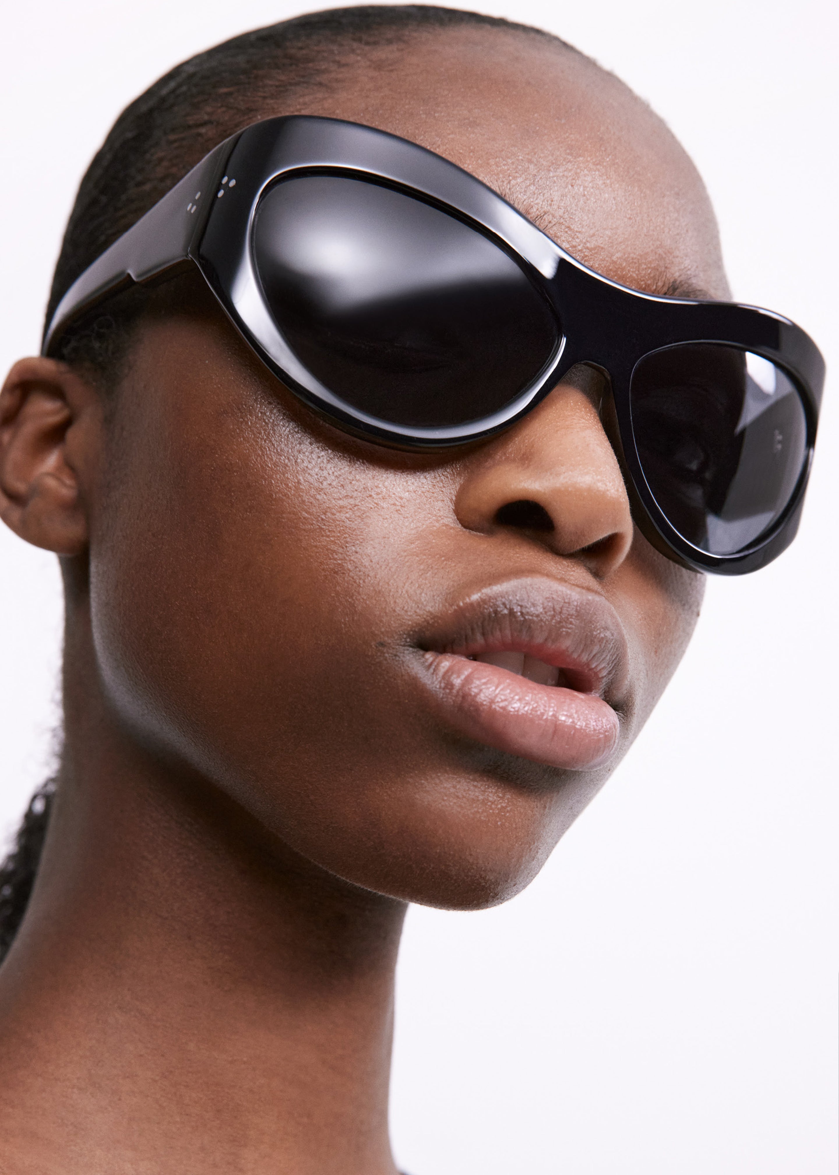 Port Tanger Darya Sunglasses - Black Acetate/Black Lens - 7