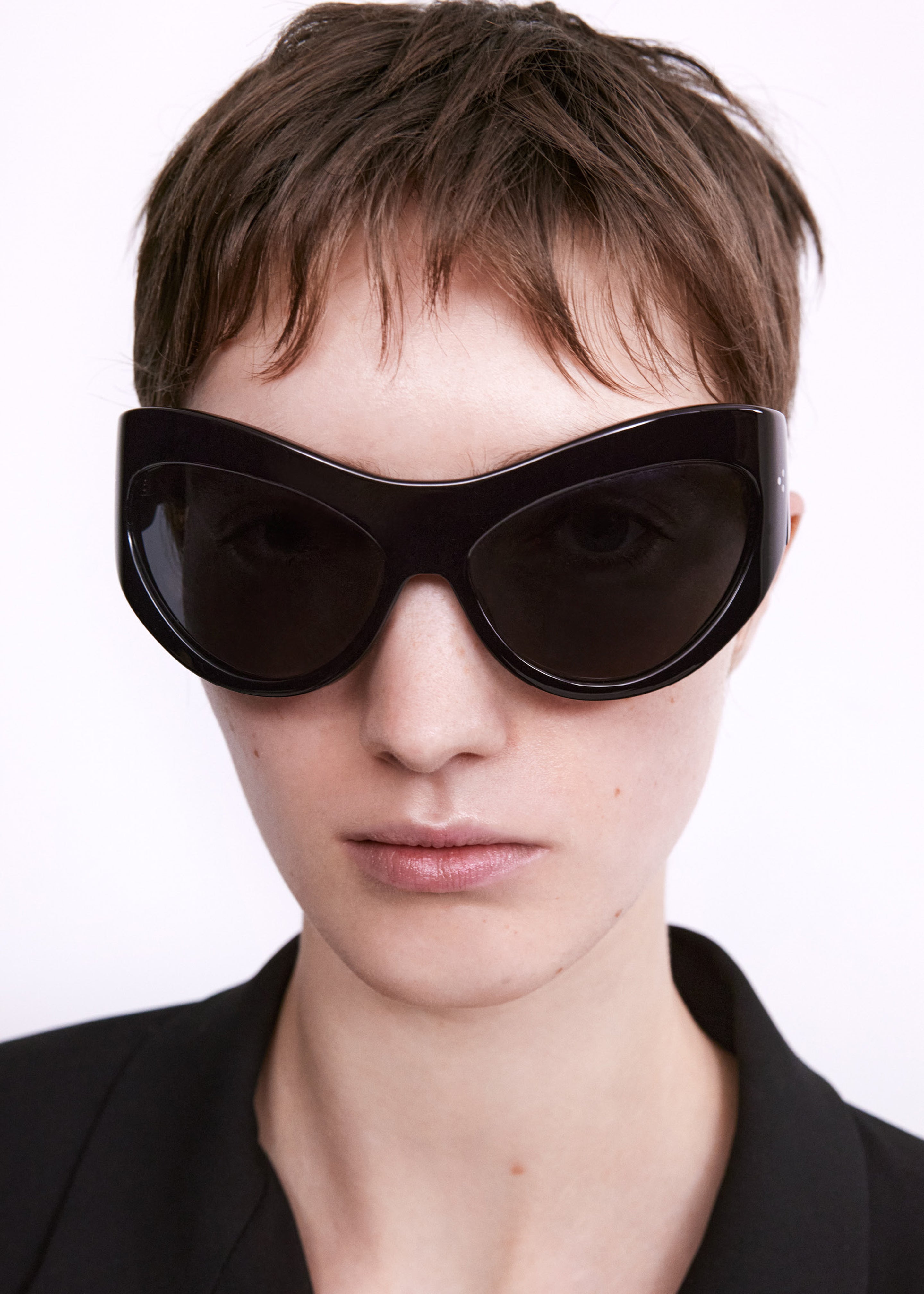 Port Tanger Darya Sunglasses - Black Acetate/Black Lens - 8