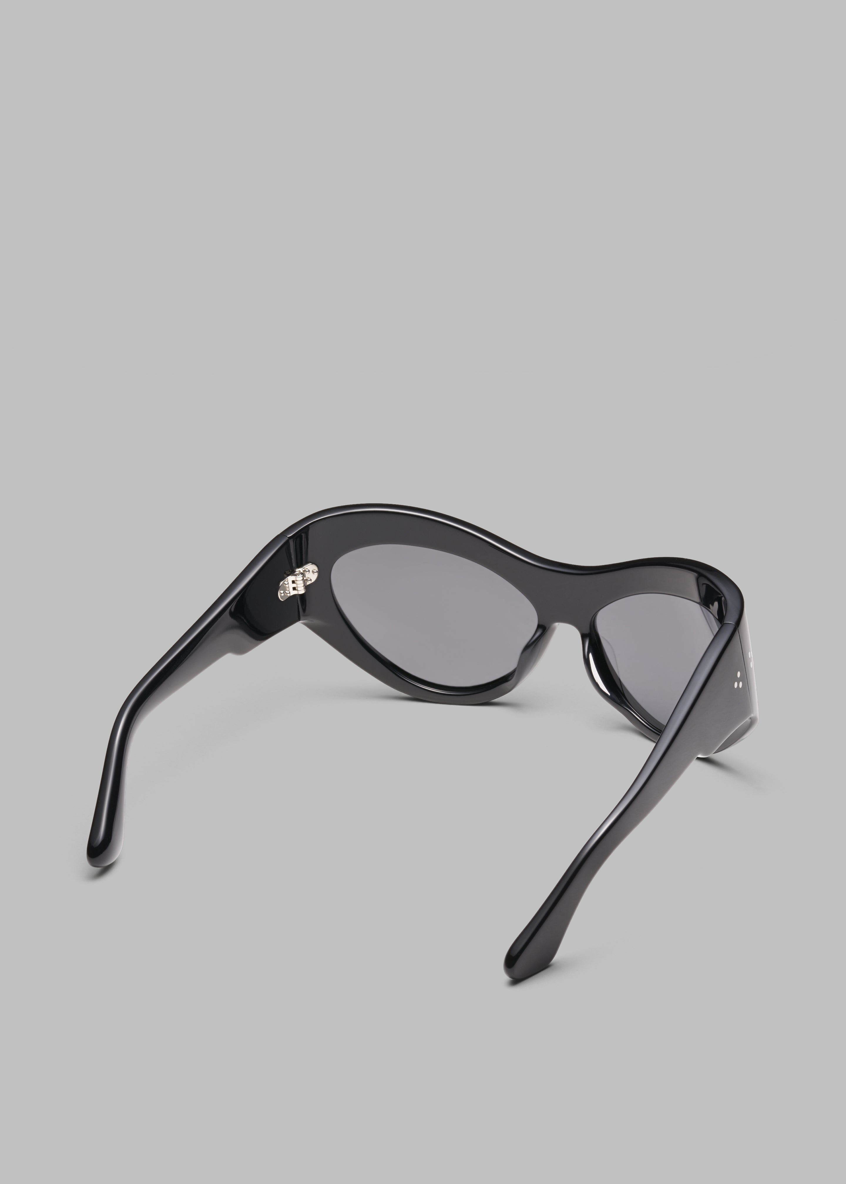 Port Tanger Darya Sunglasses - Black Acetate/Black Lens - 12