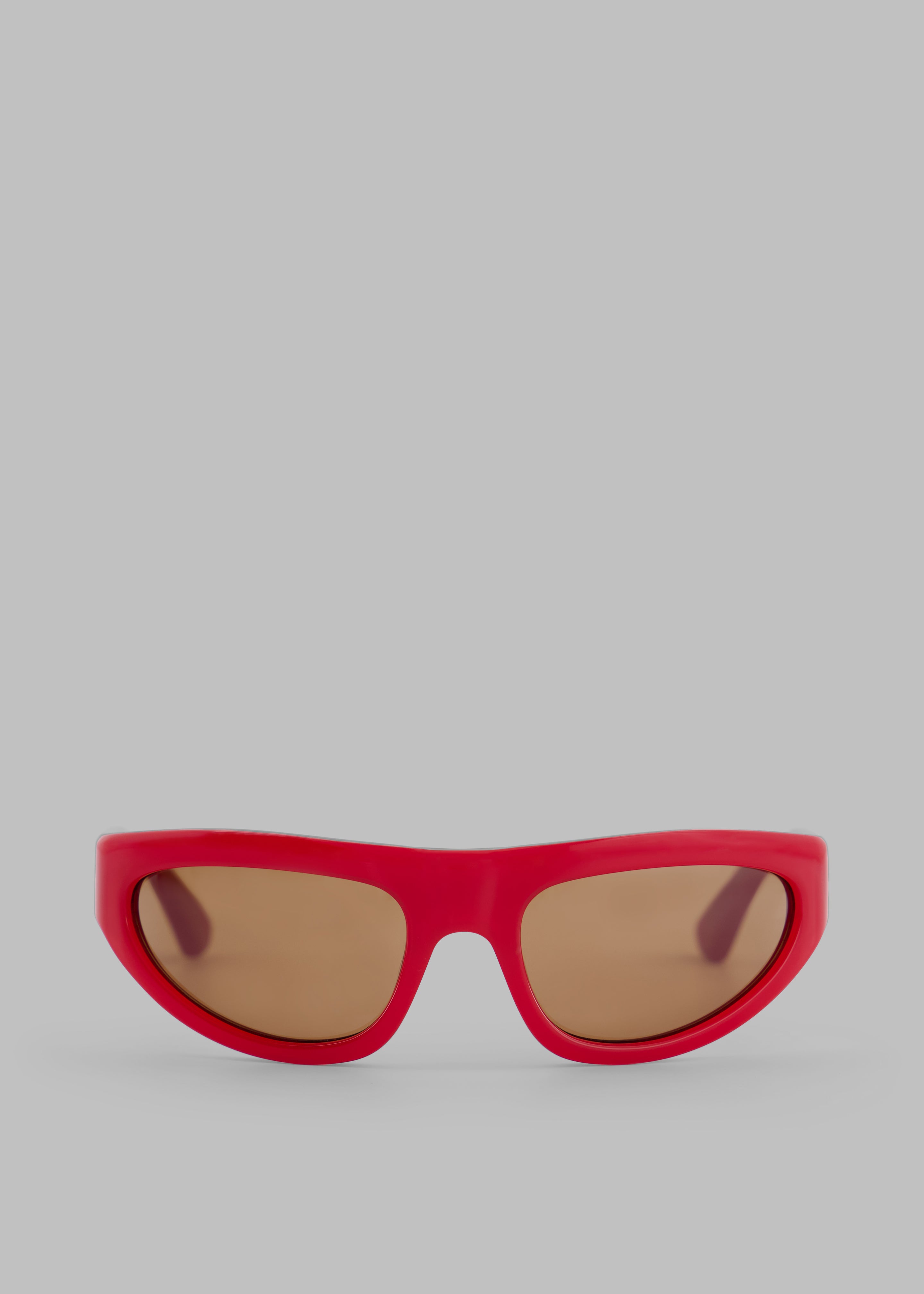 Port Tanger Malick Sunglasses - Incense Red Acetate/Tobacco Lens - 1