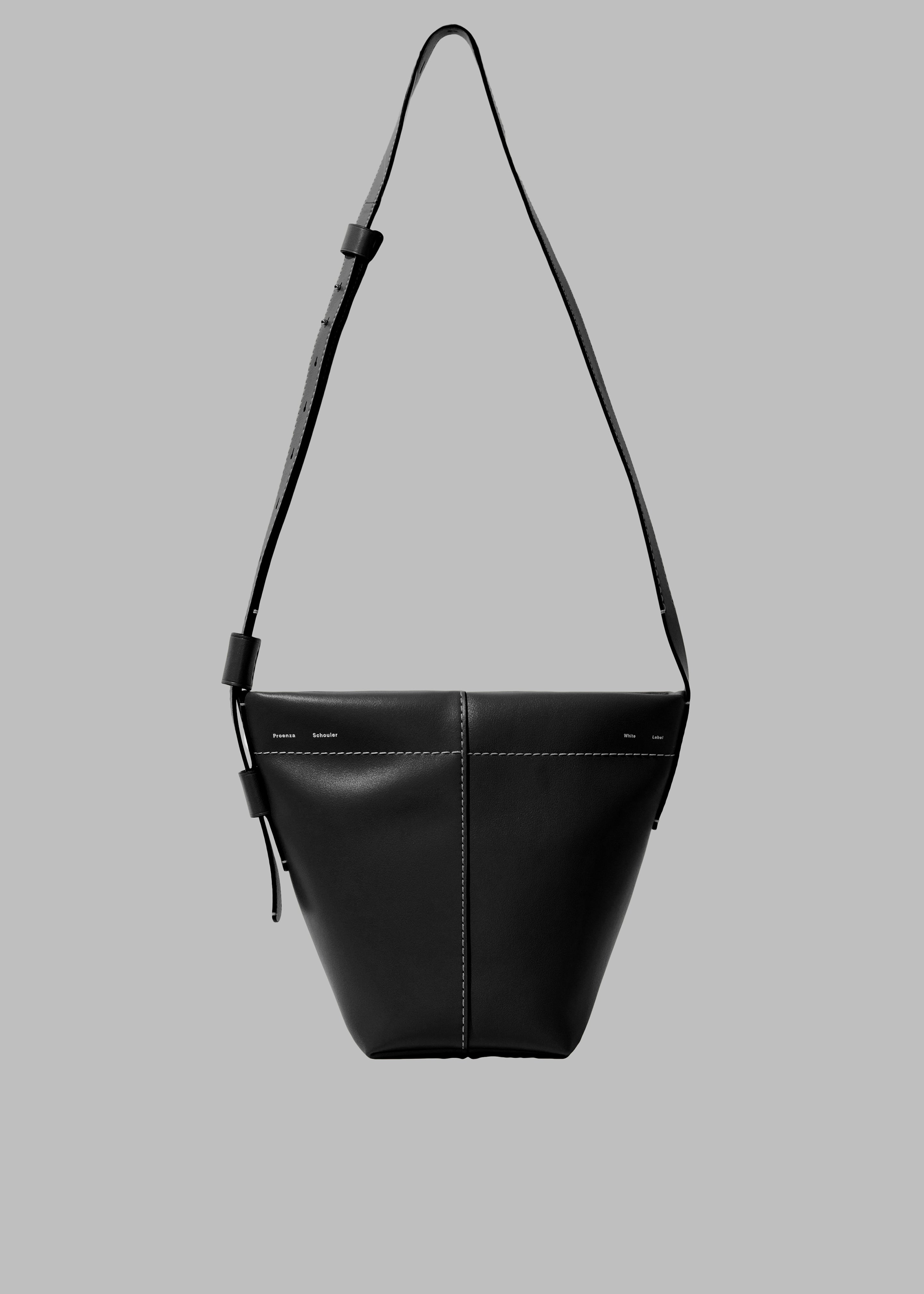 Proenza Schouler White Label Barrow Bucket Bag Black