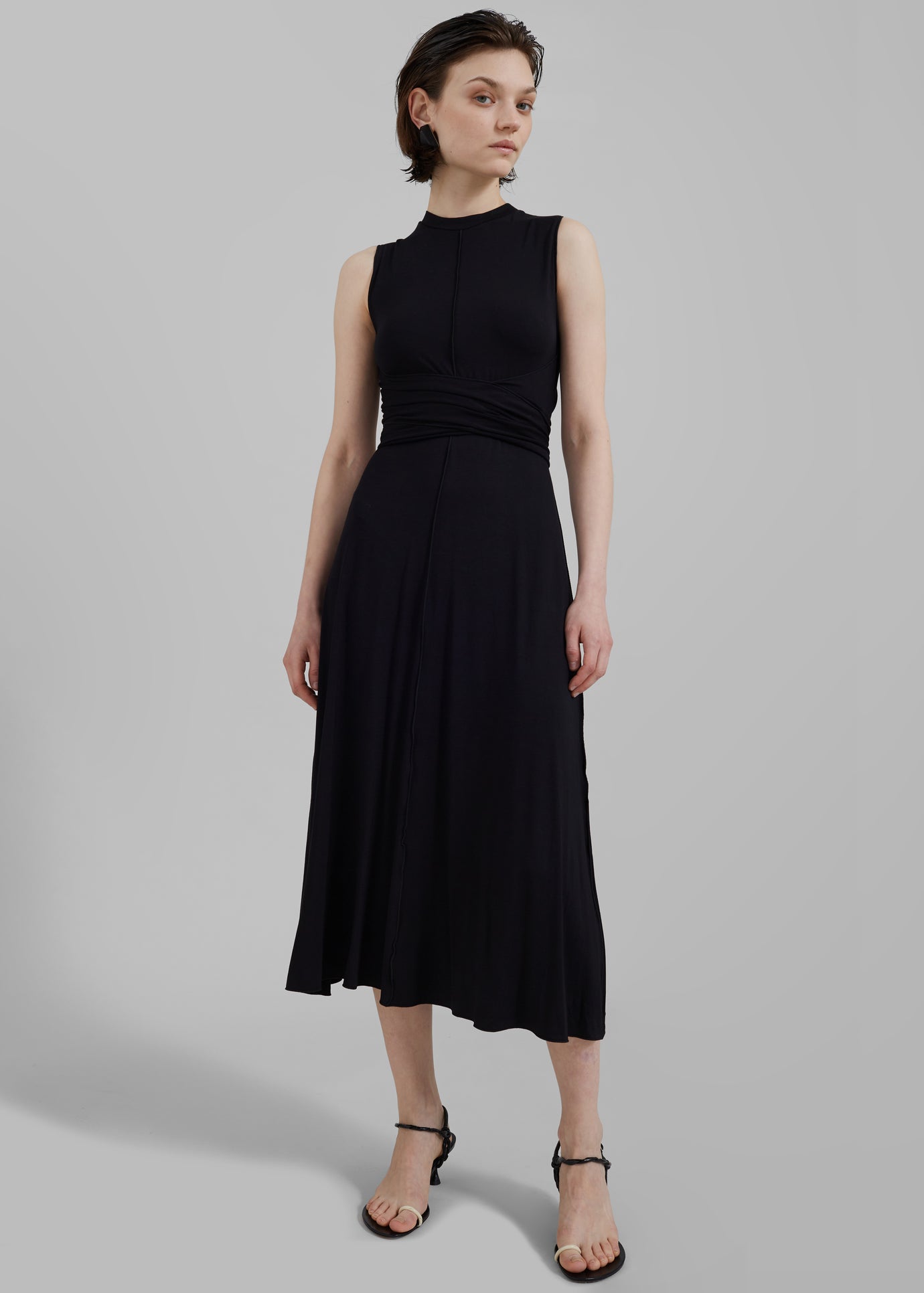 Proenza Schouler White Label Beatrice Dress - Black