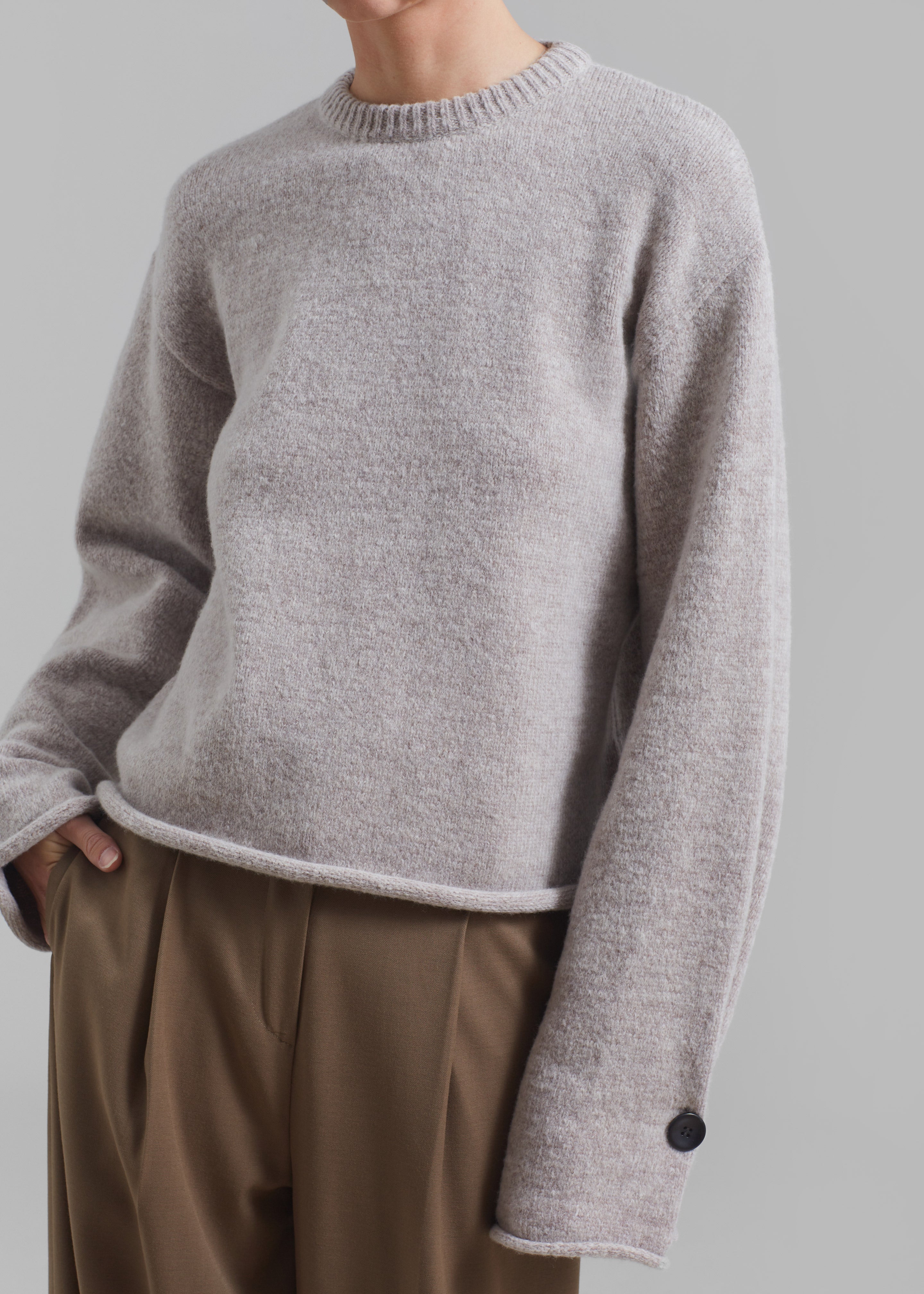 Proenza Schouler White Label Tara Sweater - Fig - 2