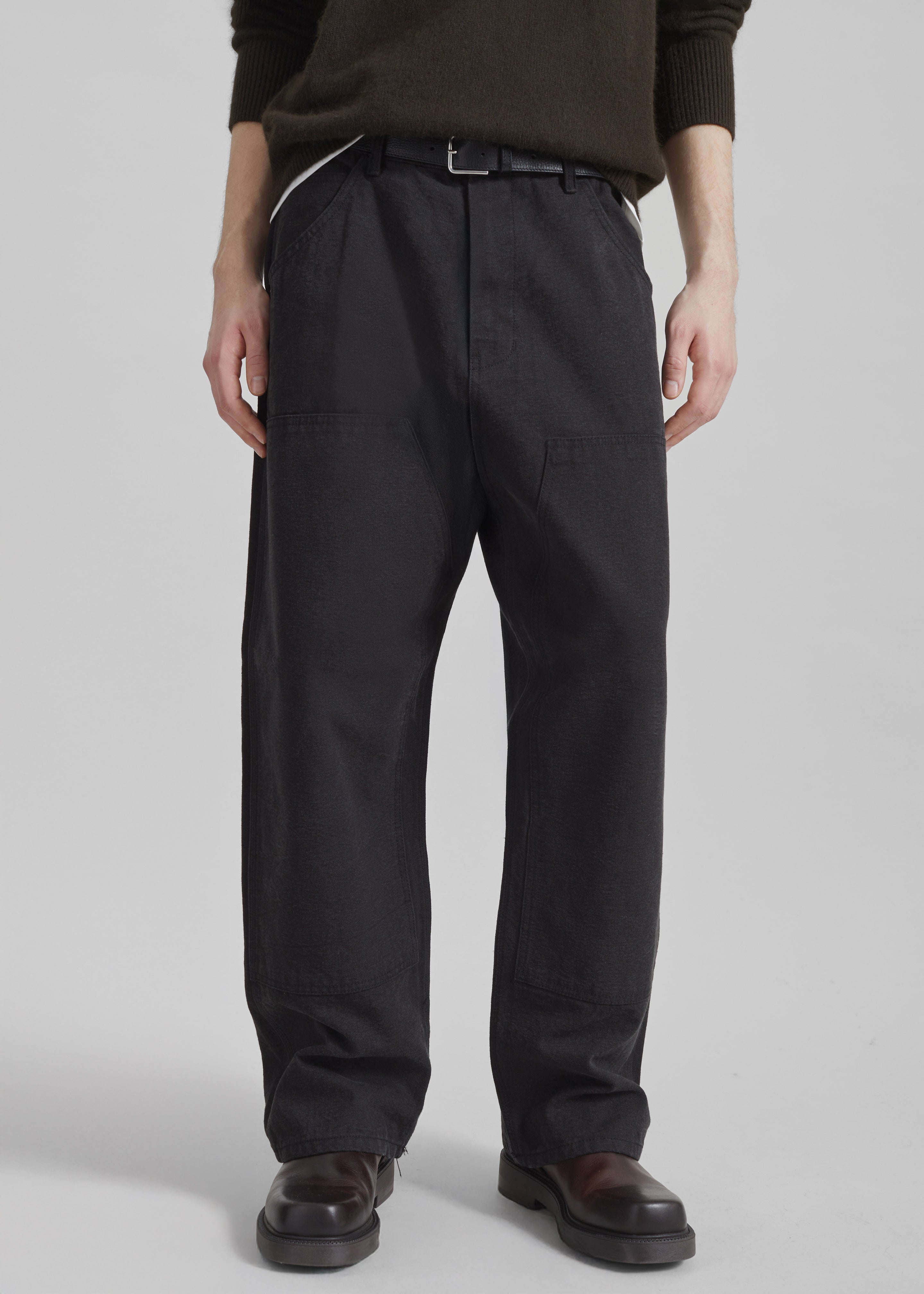 Sahil Wide Jeans - Black – The Frankie Shop